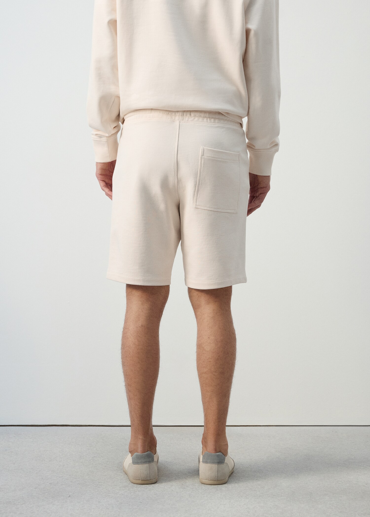 Bermuda jogger 100 % coton - Verso de l’article