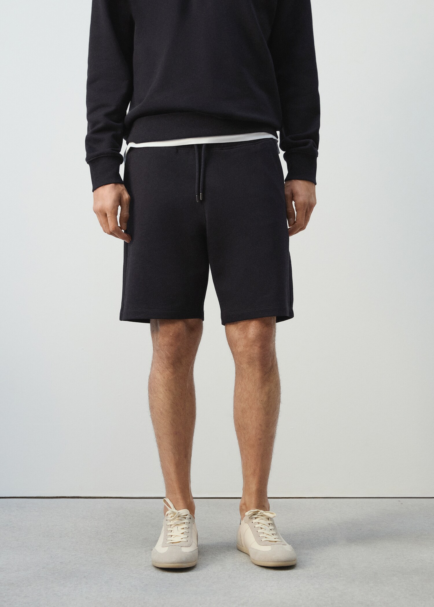 Bermuda jogger 100 % coton - Plan moyen