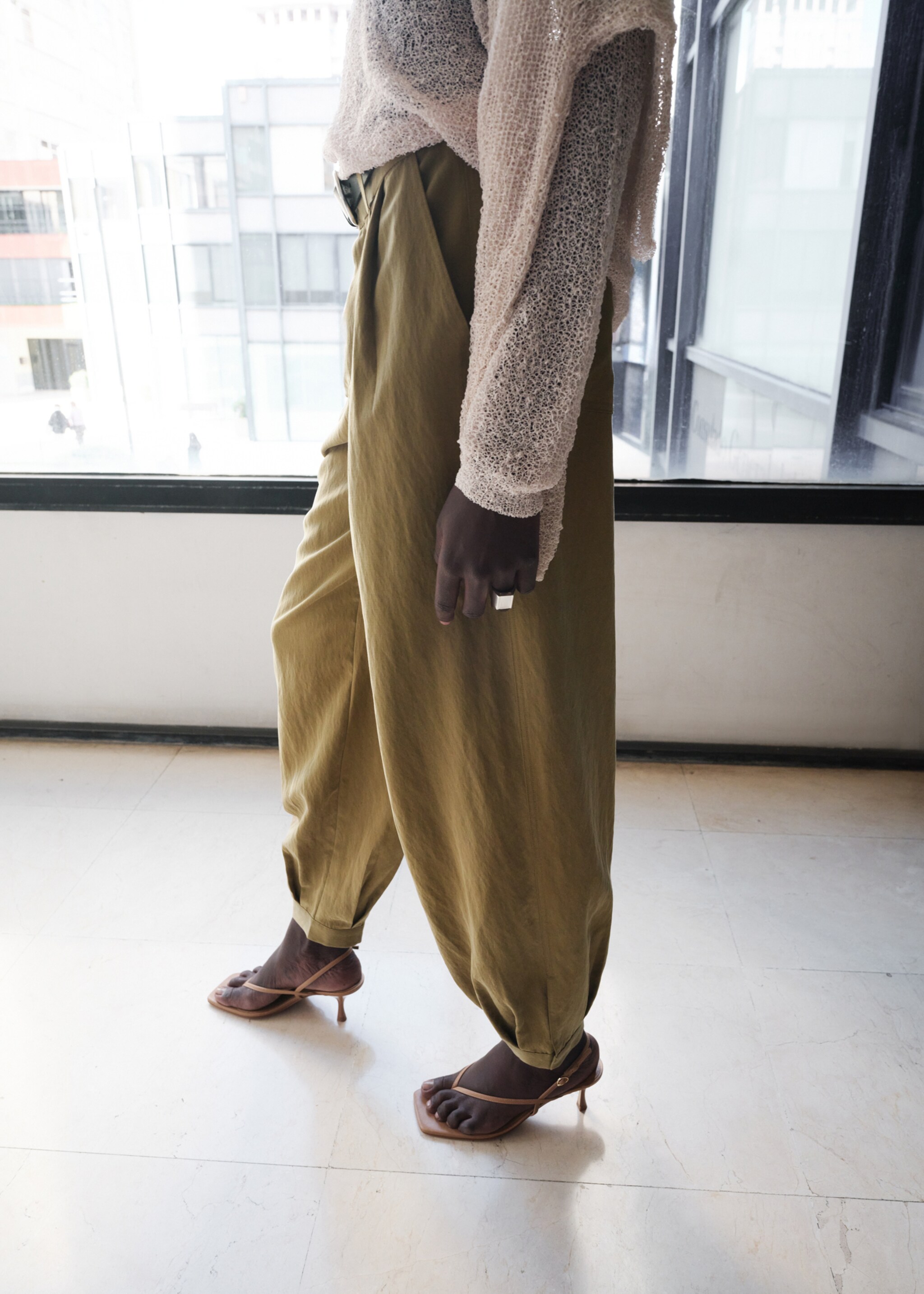 Lyocell harem pants — photo 2