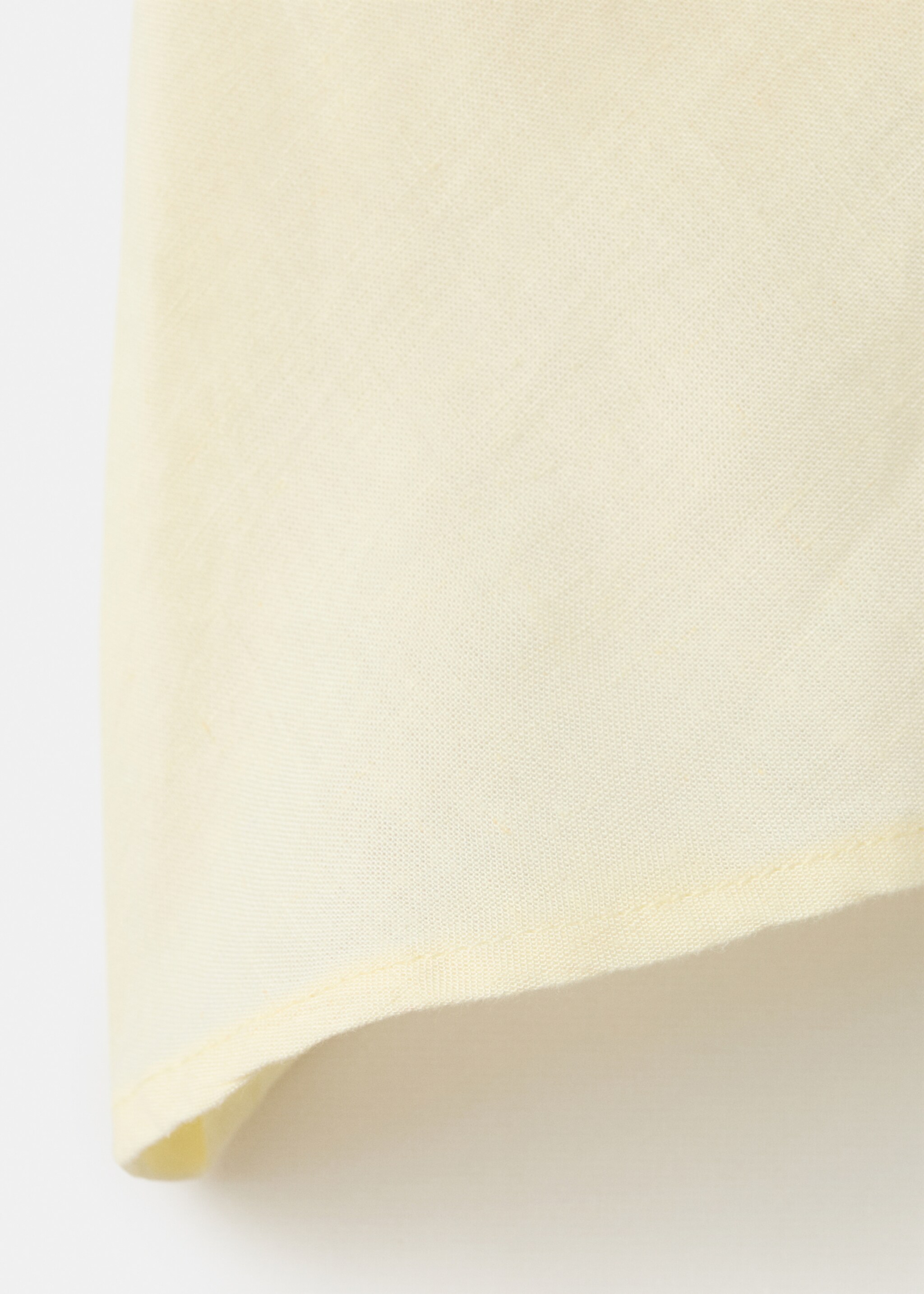 Asymmetric bandeau top - Details of the article 0, Pastel Yellow. Ref: 27055971-00.