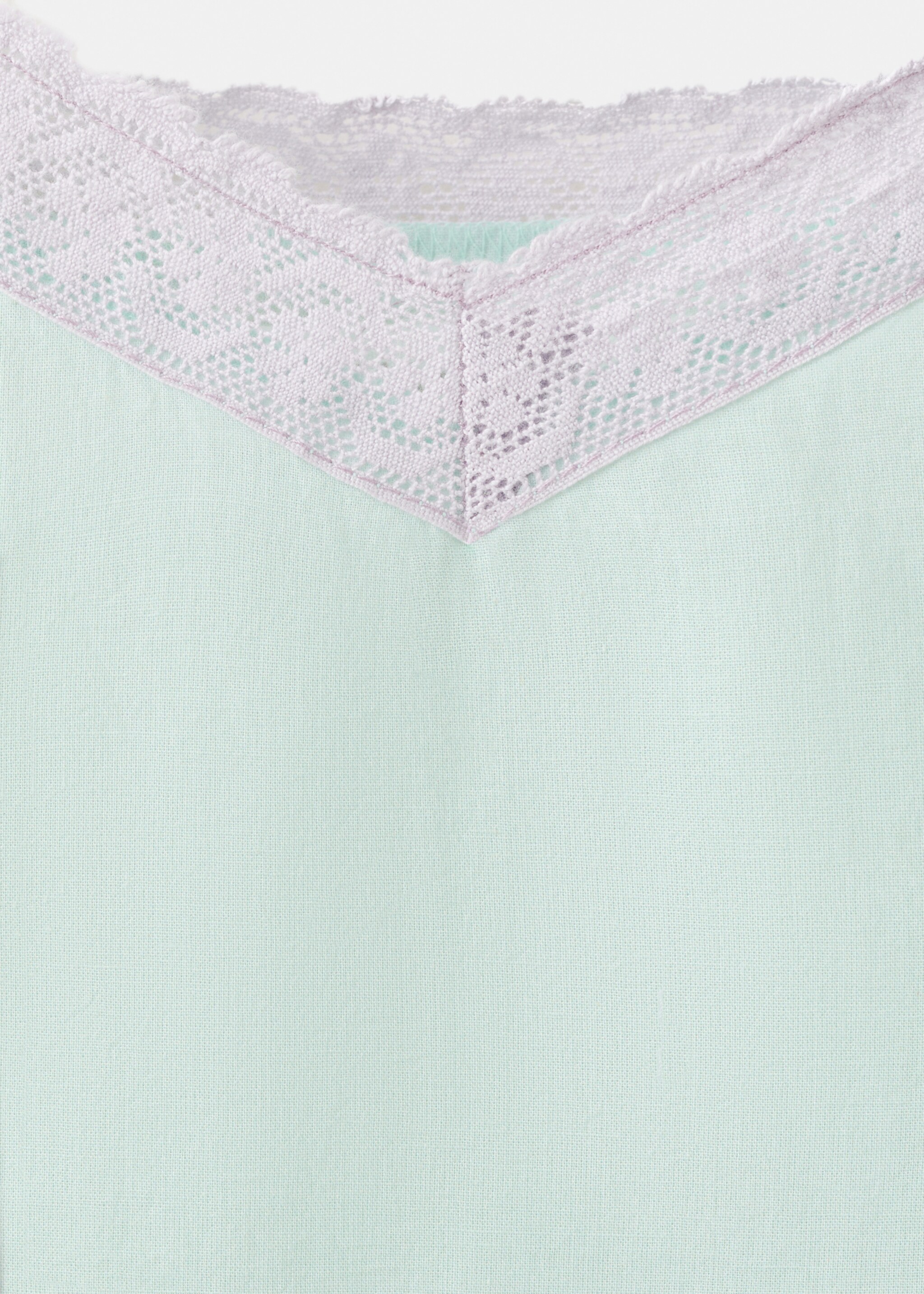 بلوزة بيجاما 100% قطن - تفاصيل المنتج 8, أزرق. Ref: 27055974-00.