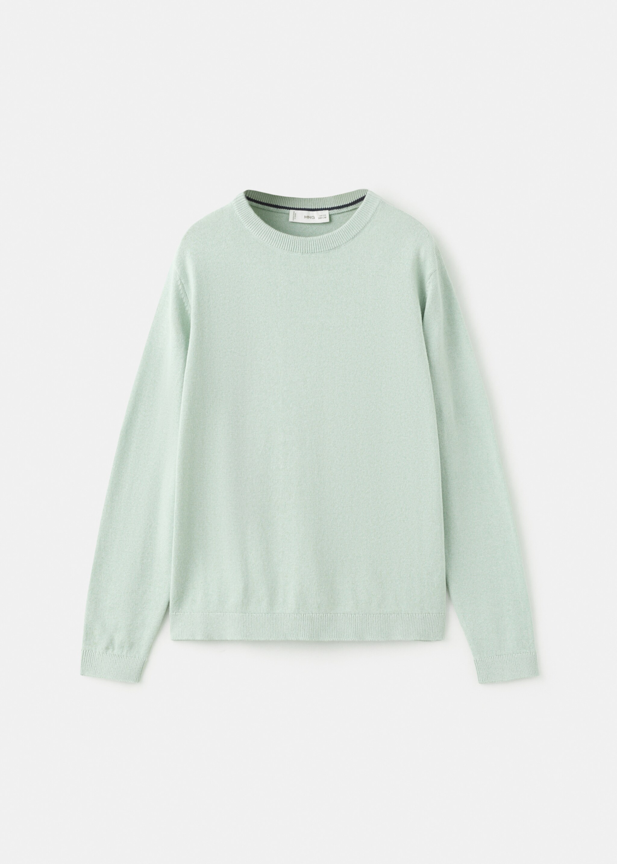 Cotton sweater - Article without model, Aqua Green. Ref: 27055978-00.