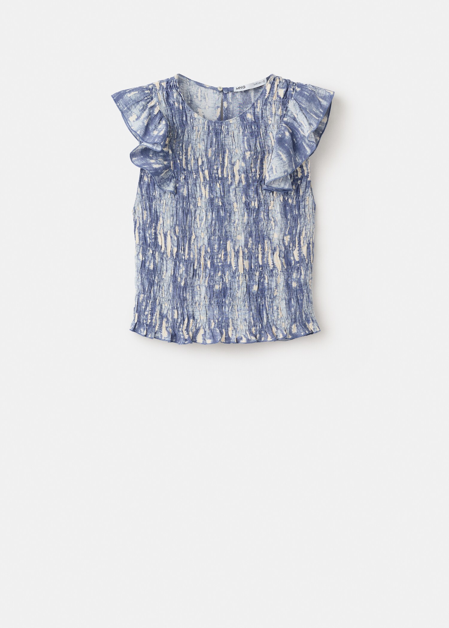 Top with tie-dye print - Article without model