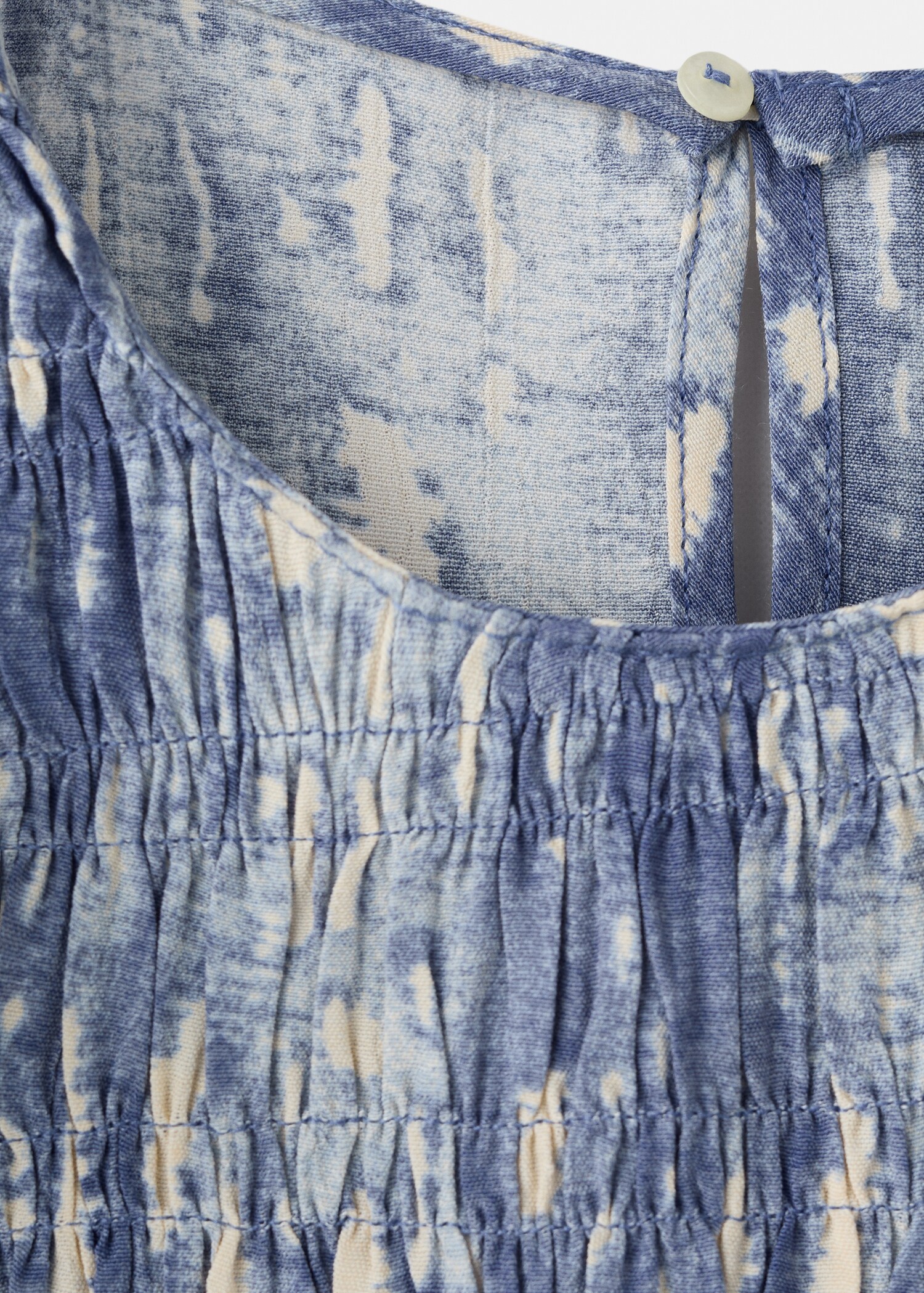 Top with tie-dye print - Details of the article 0