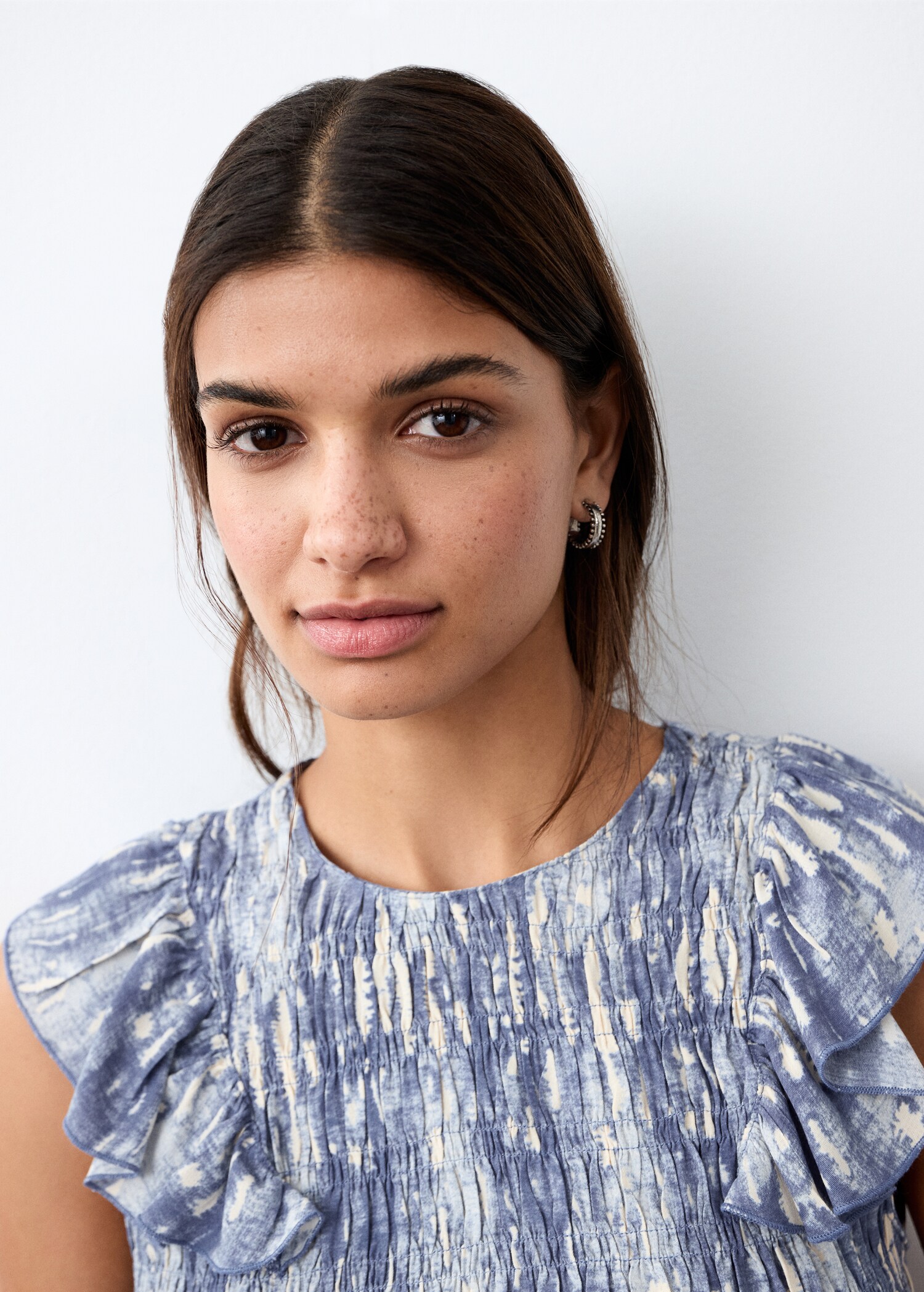 Top with tie-dye print - Details of the article 1