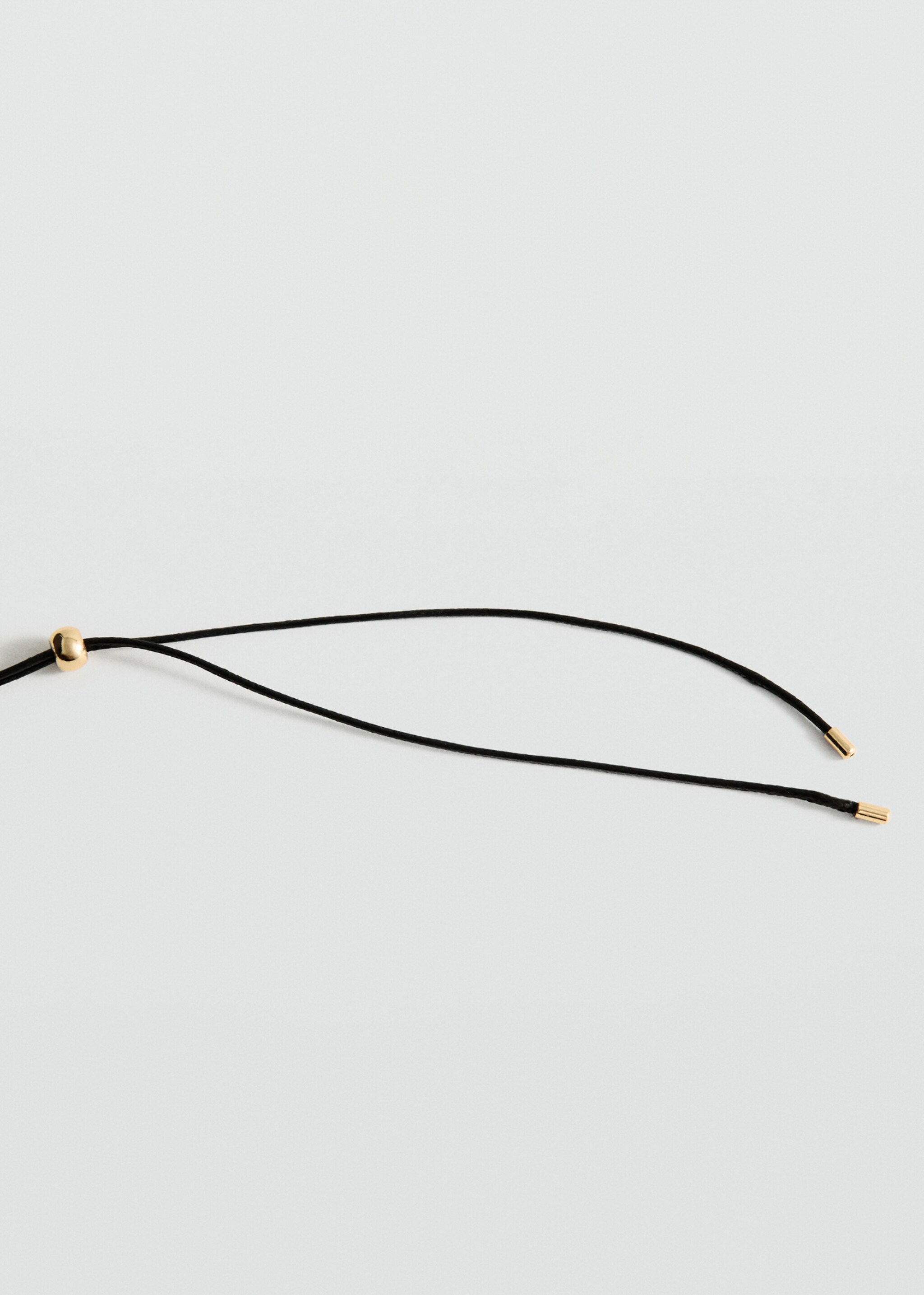 Ожерелье с бусинами и бахромой - Деталь изделия 1, Коричневый. Ref: 27055986-00.