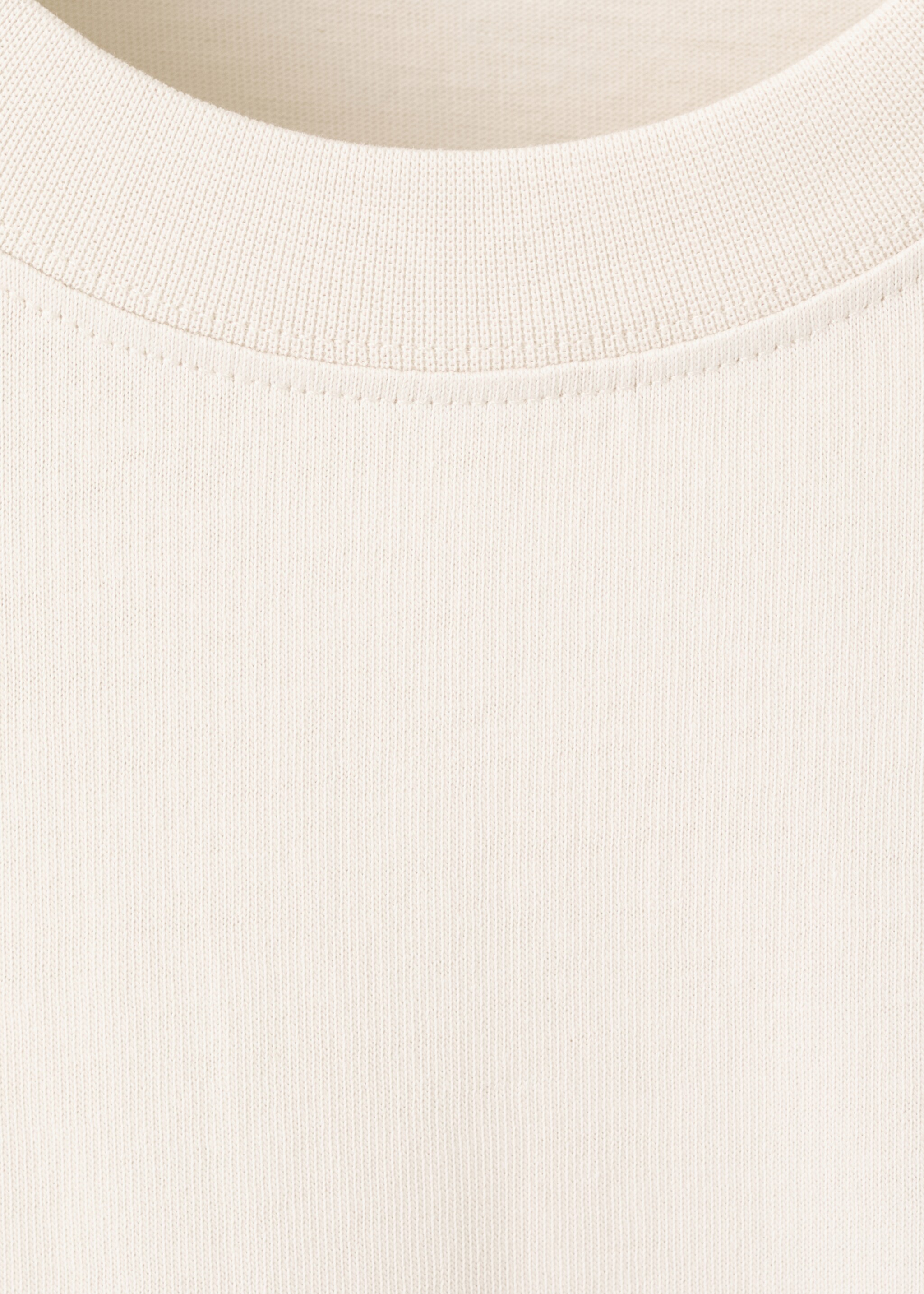 100% cotton t-shirt with printed text - Details of the article 0, Off White. Ref: 27055989-00.