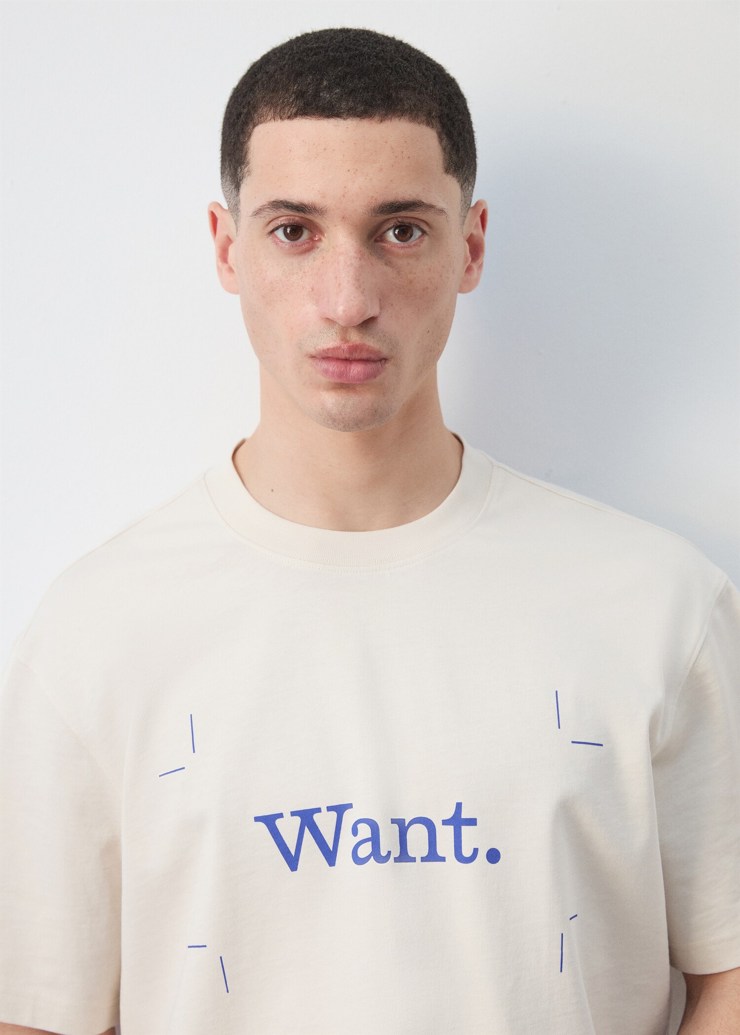 Camiseta 100% algodón estampado texto - Detalle del artículo 1