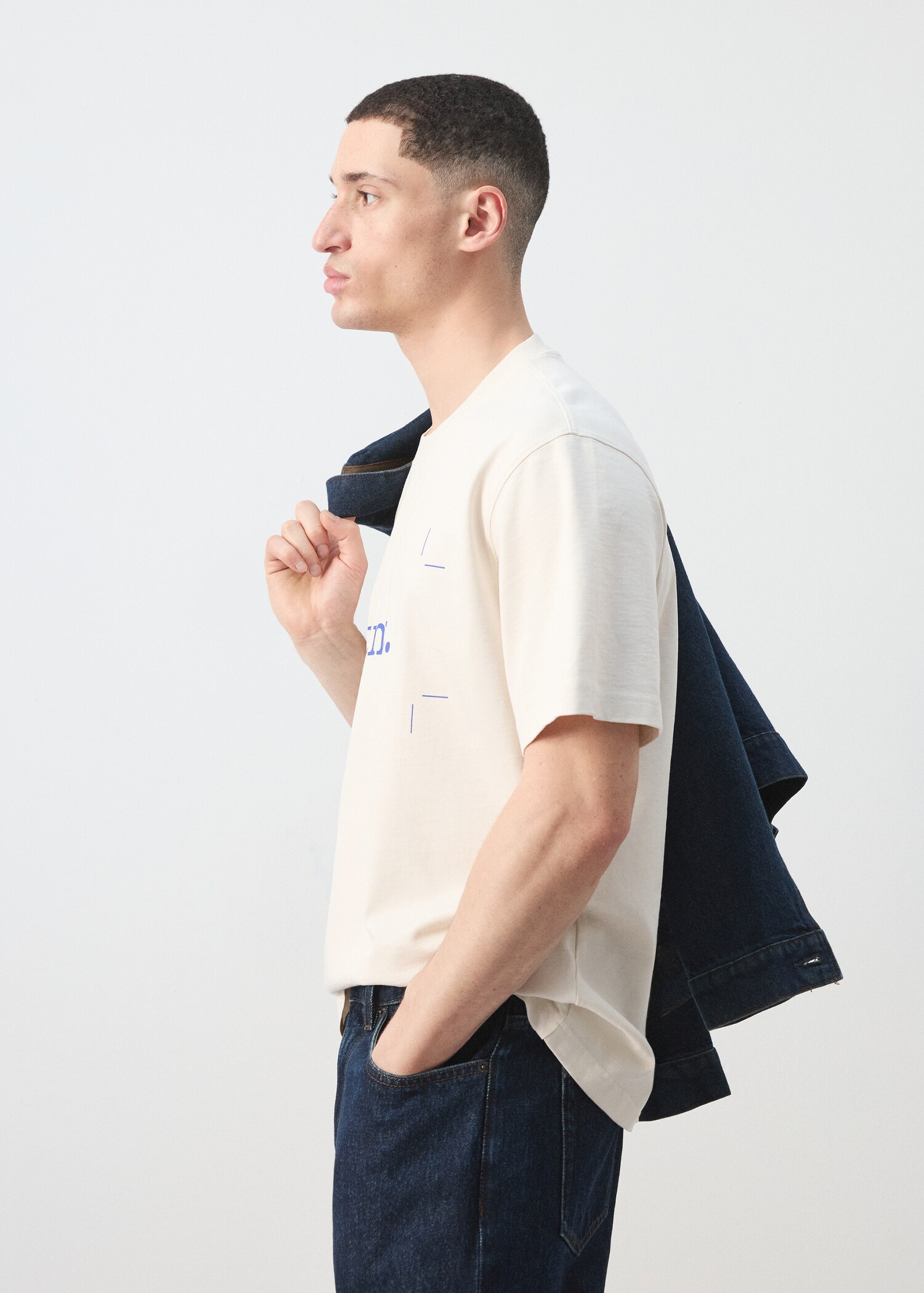 Camiseta 100% algodón estampado texto - Detalle del artículo 2