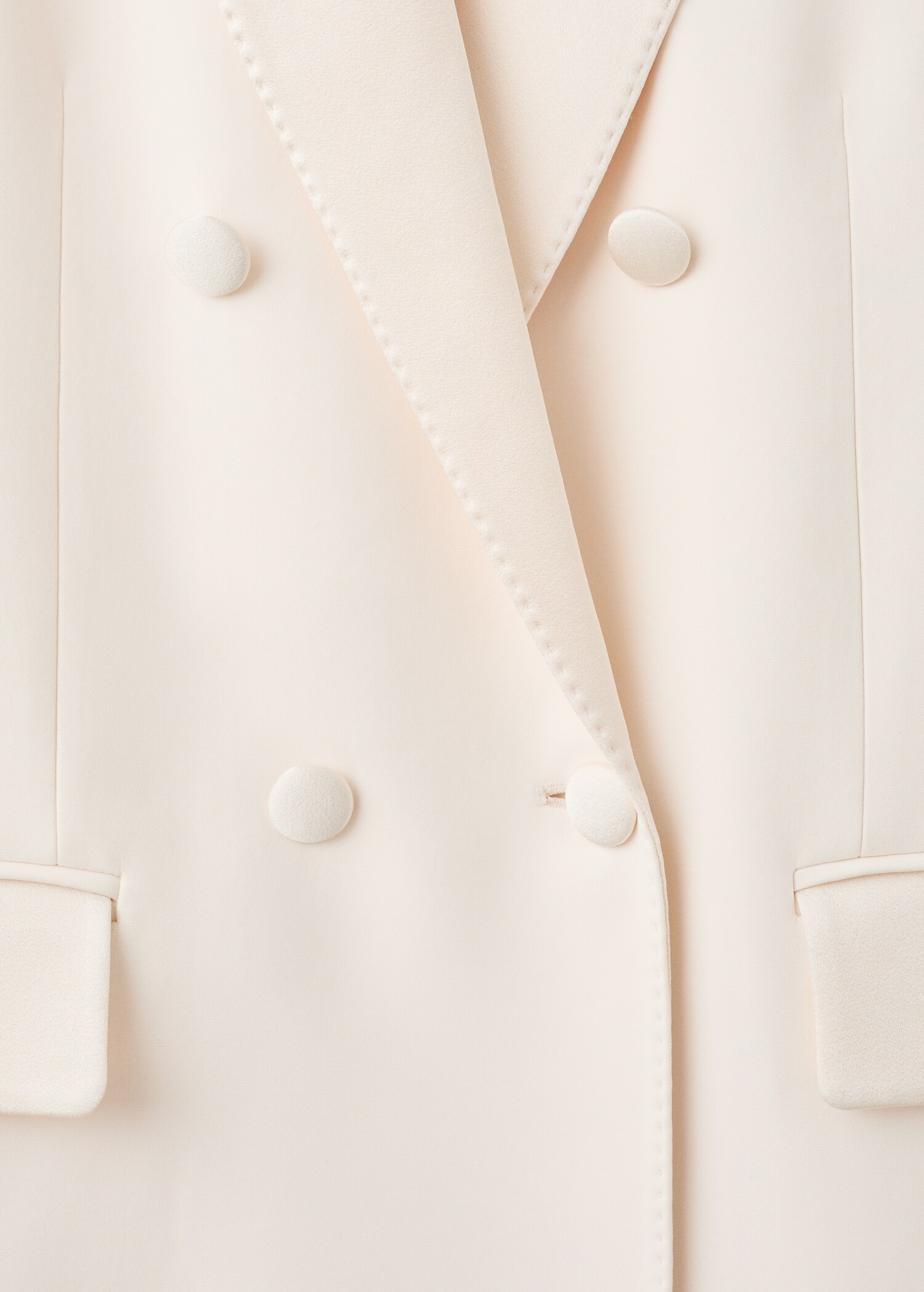 Topstitched lapel blazer - Details of the article 0