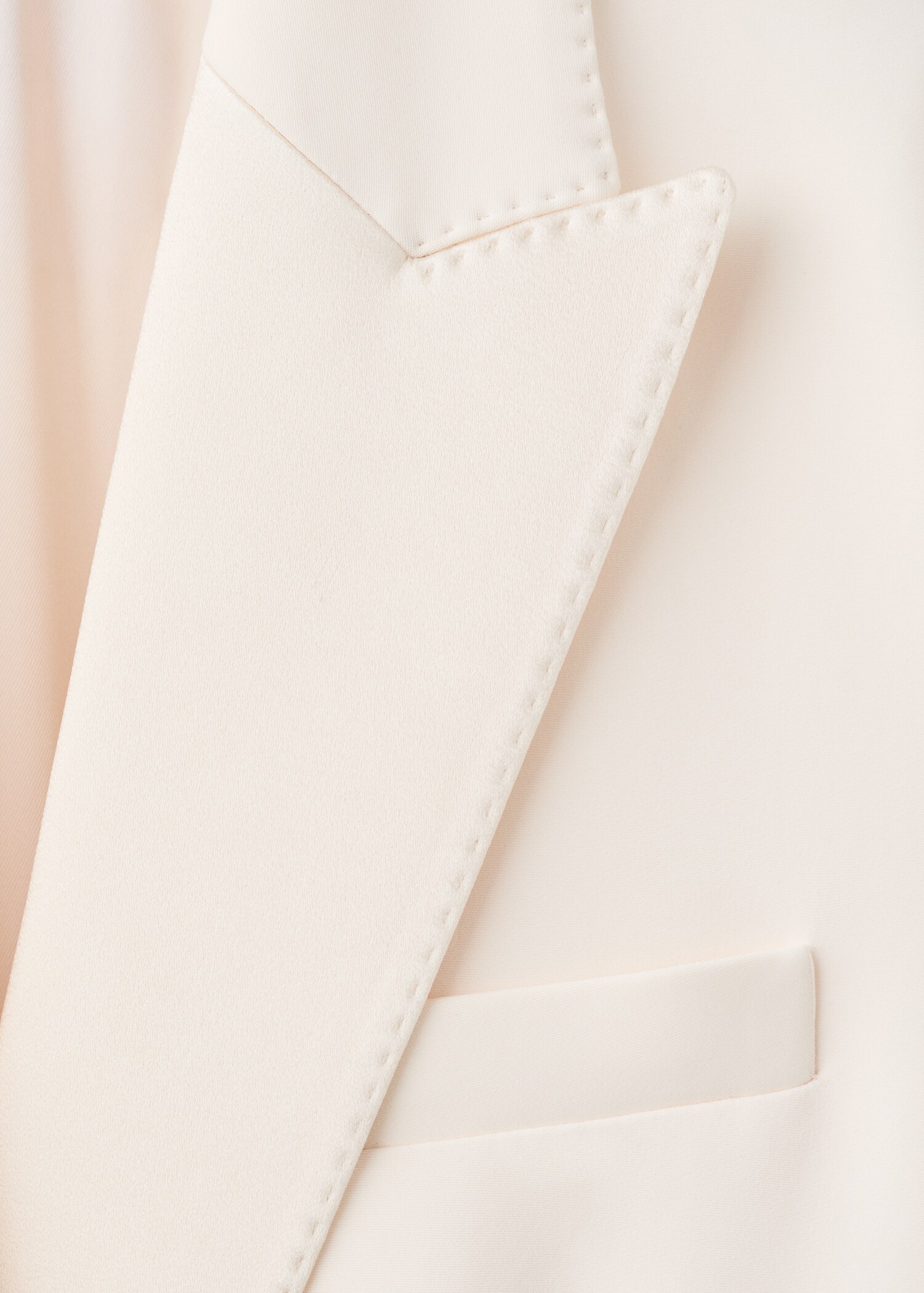 Topstitched lapel blazer - Details of the article 8