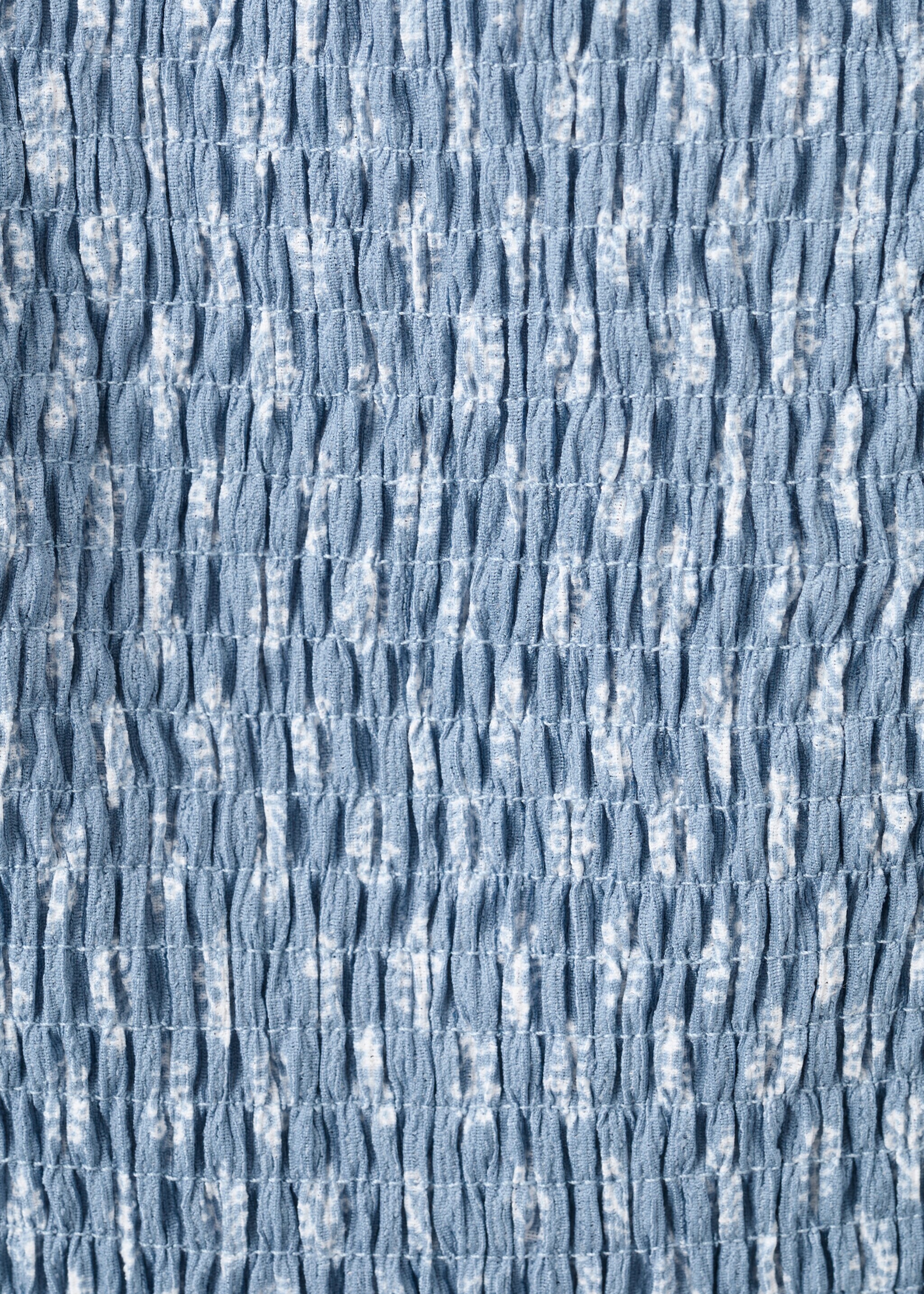 Short-sleeved printed t-shirt - Details of the article 0, Blue. Ref: 27055994-00.