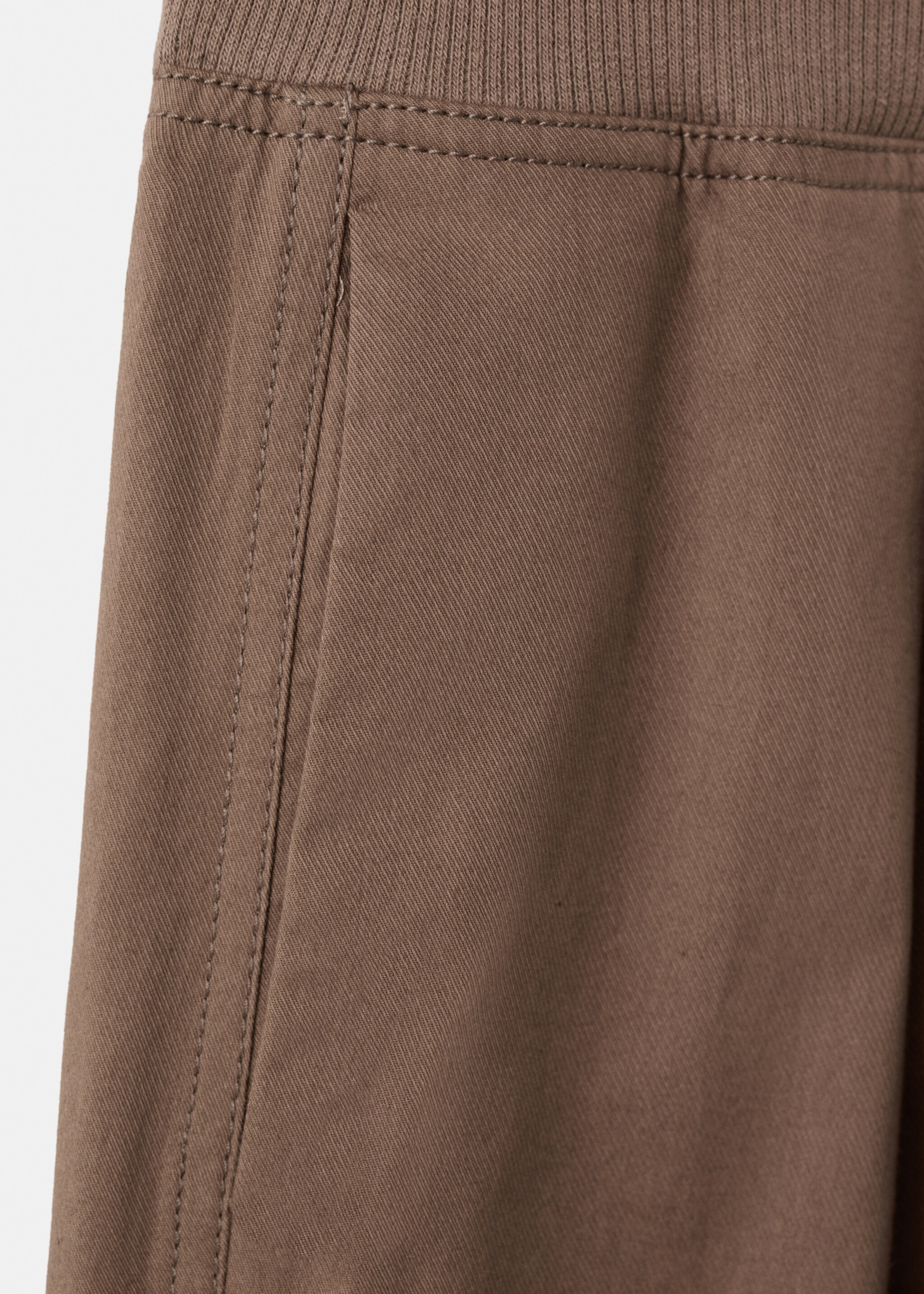 Панталон с висока талия и кройка балон - Данни за артикула 0, Среднокафяво. Ref: 27056001-00.