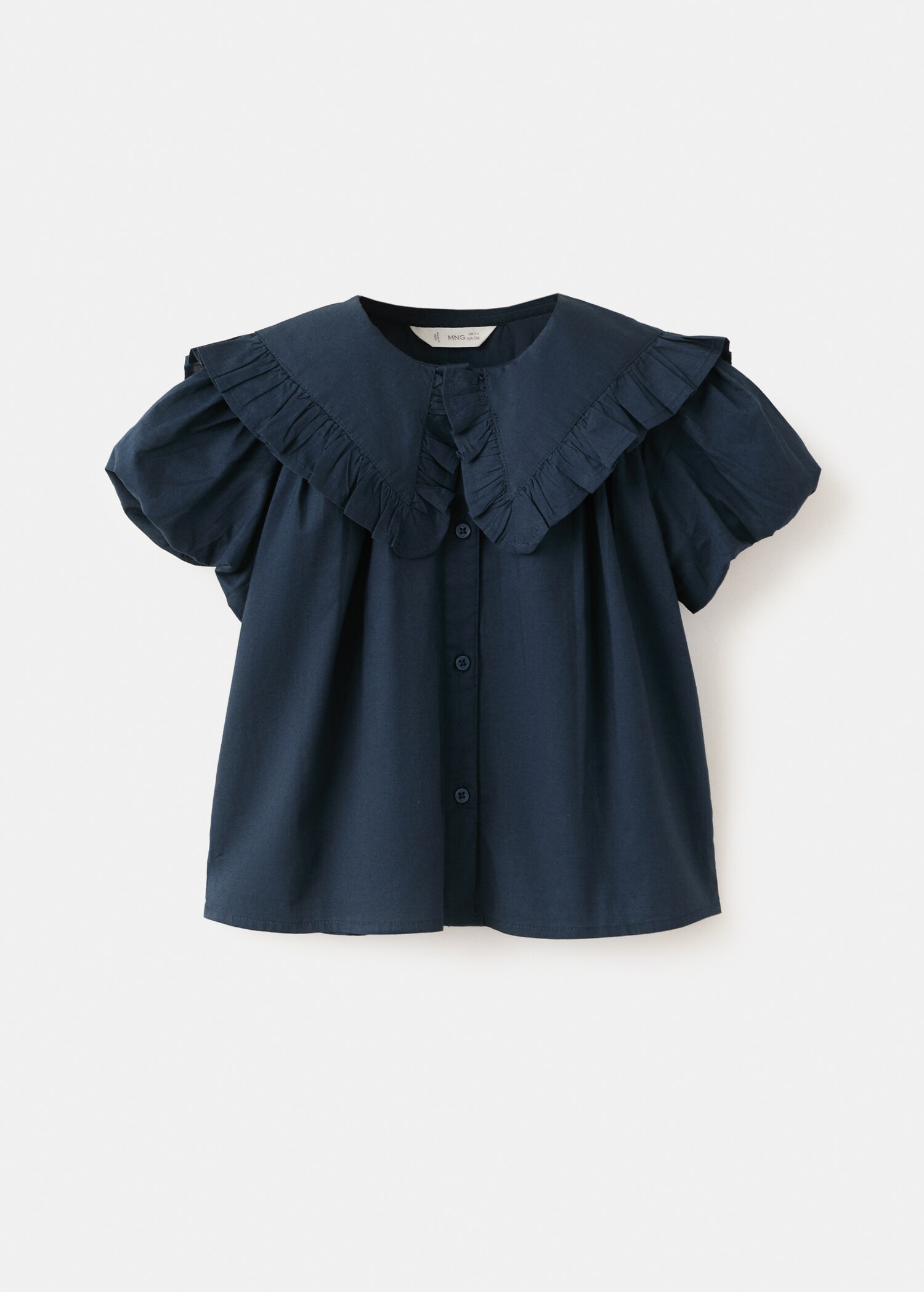 Ruffled cotton blouse - Article without model