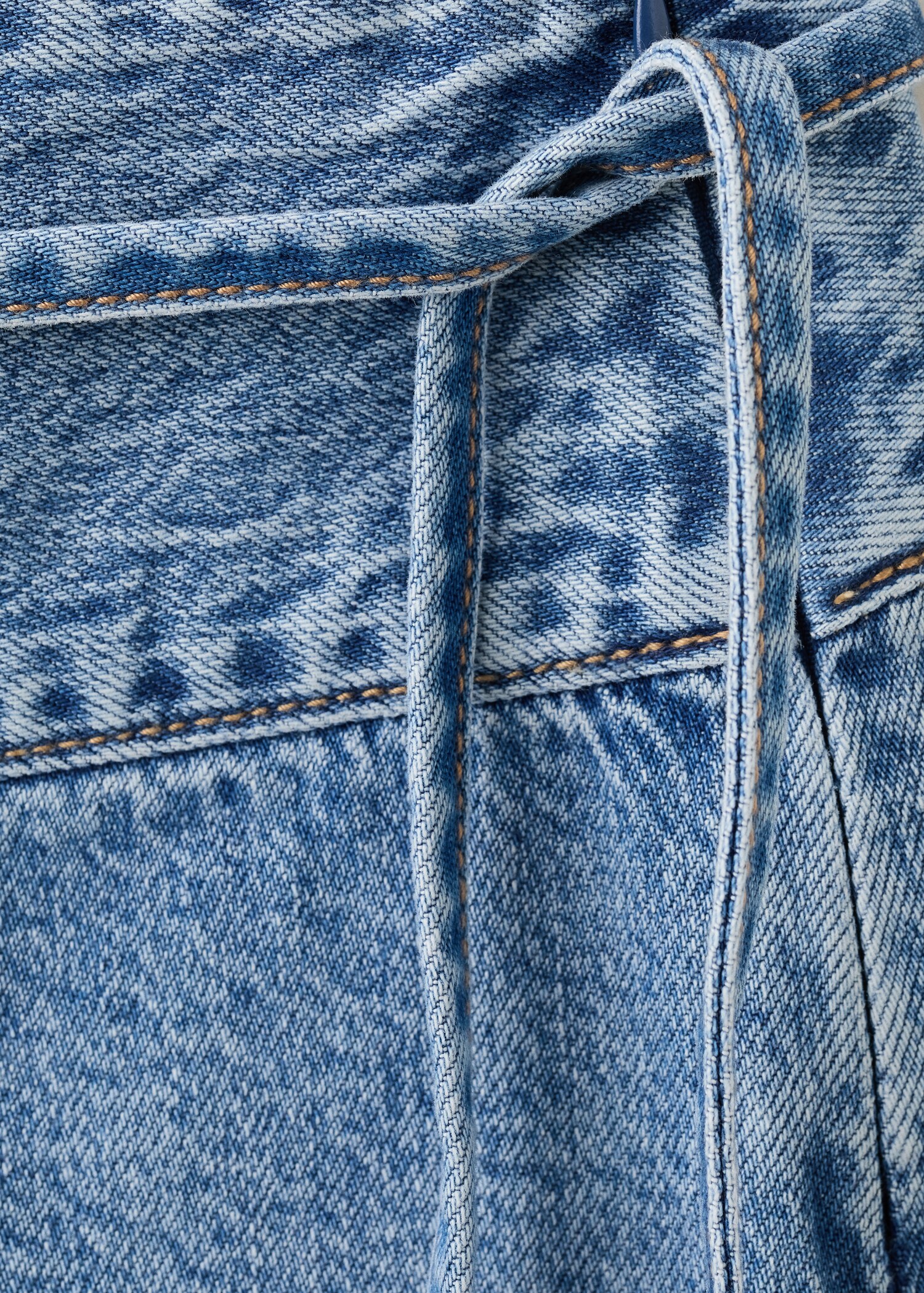 Tie-waist mini shorts - Details of the article 8