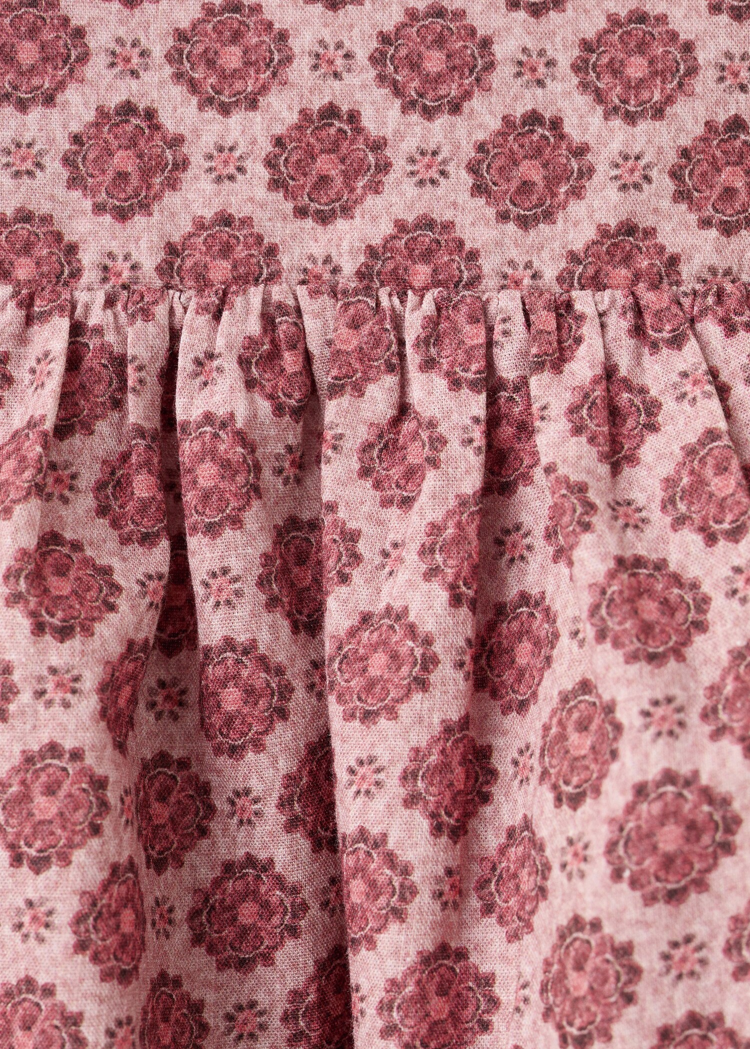 Ruched floral skirt - Details of the article 0