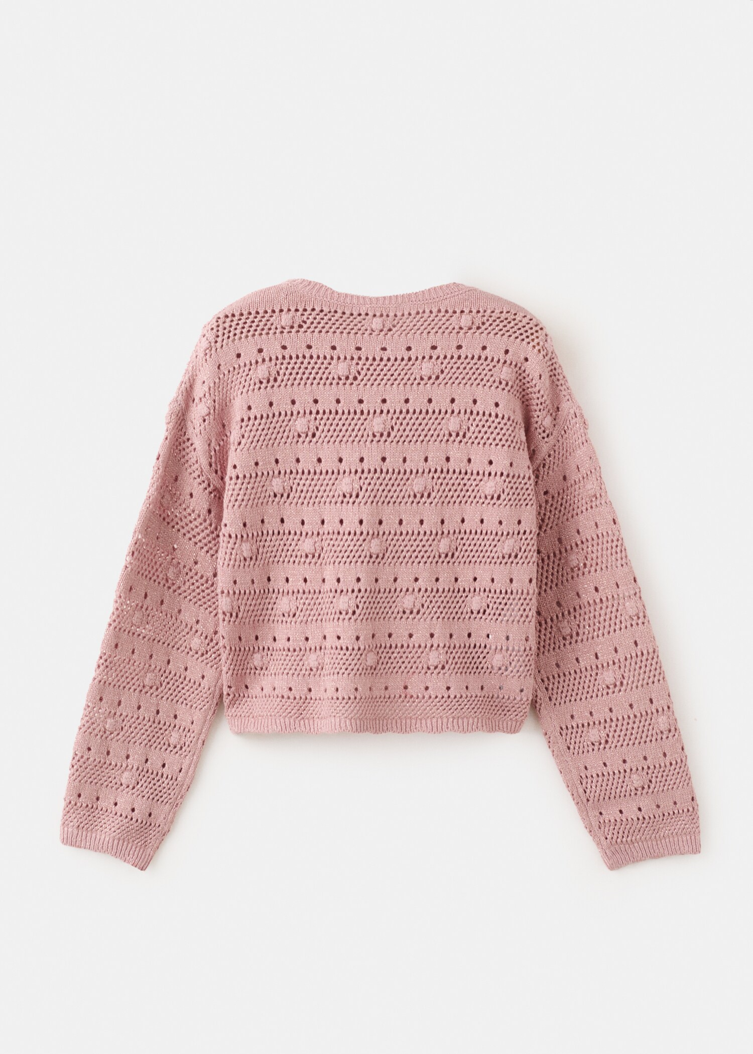 Openwork knit sweater - Reverse of the article