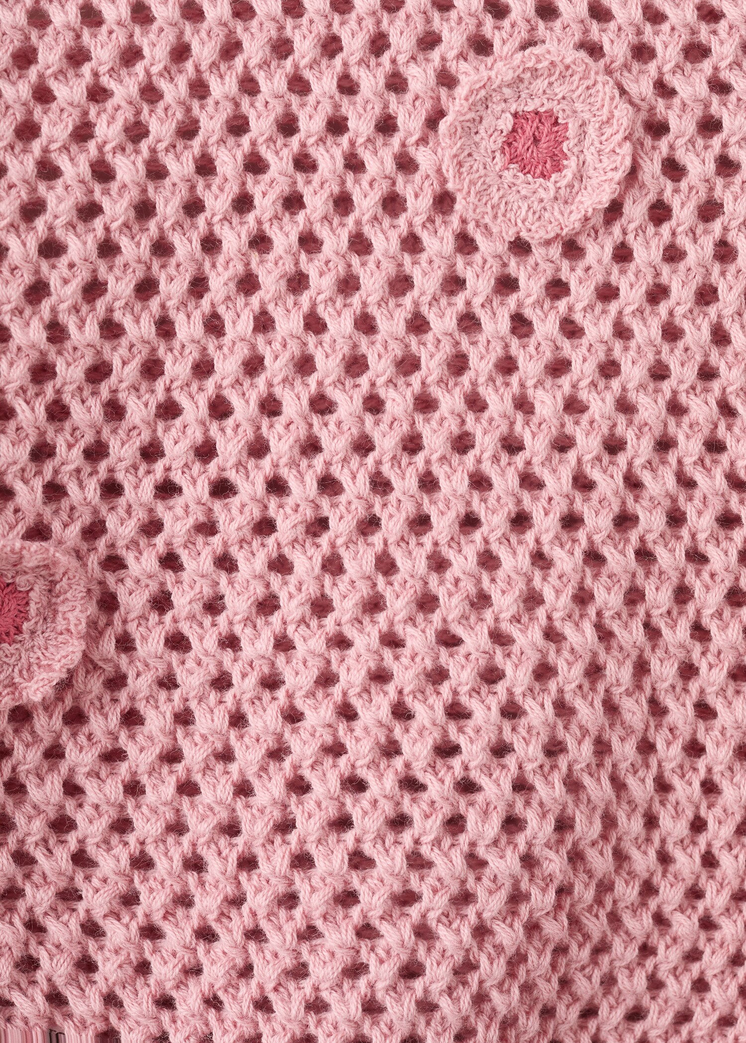 بلوفر بحياكة مخرمة - تفاصيل المنتج 0