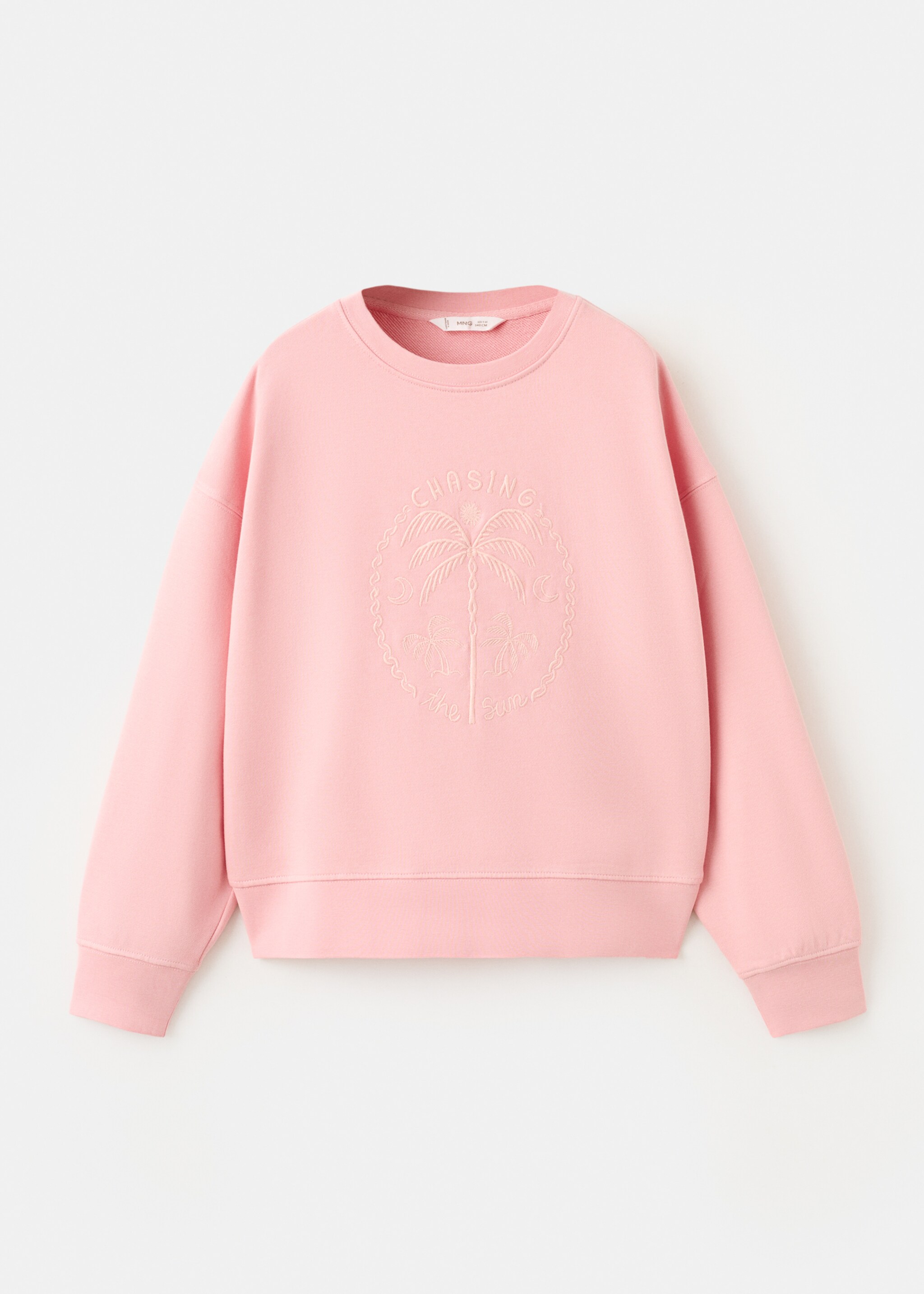 Sudadera algodón palmera - Artículo sin modelo, Rosa. Ref: 27056353-00.