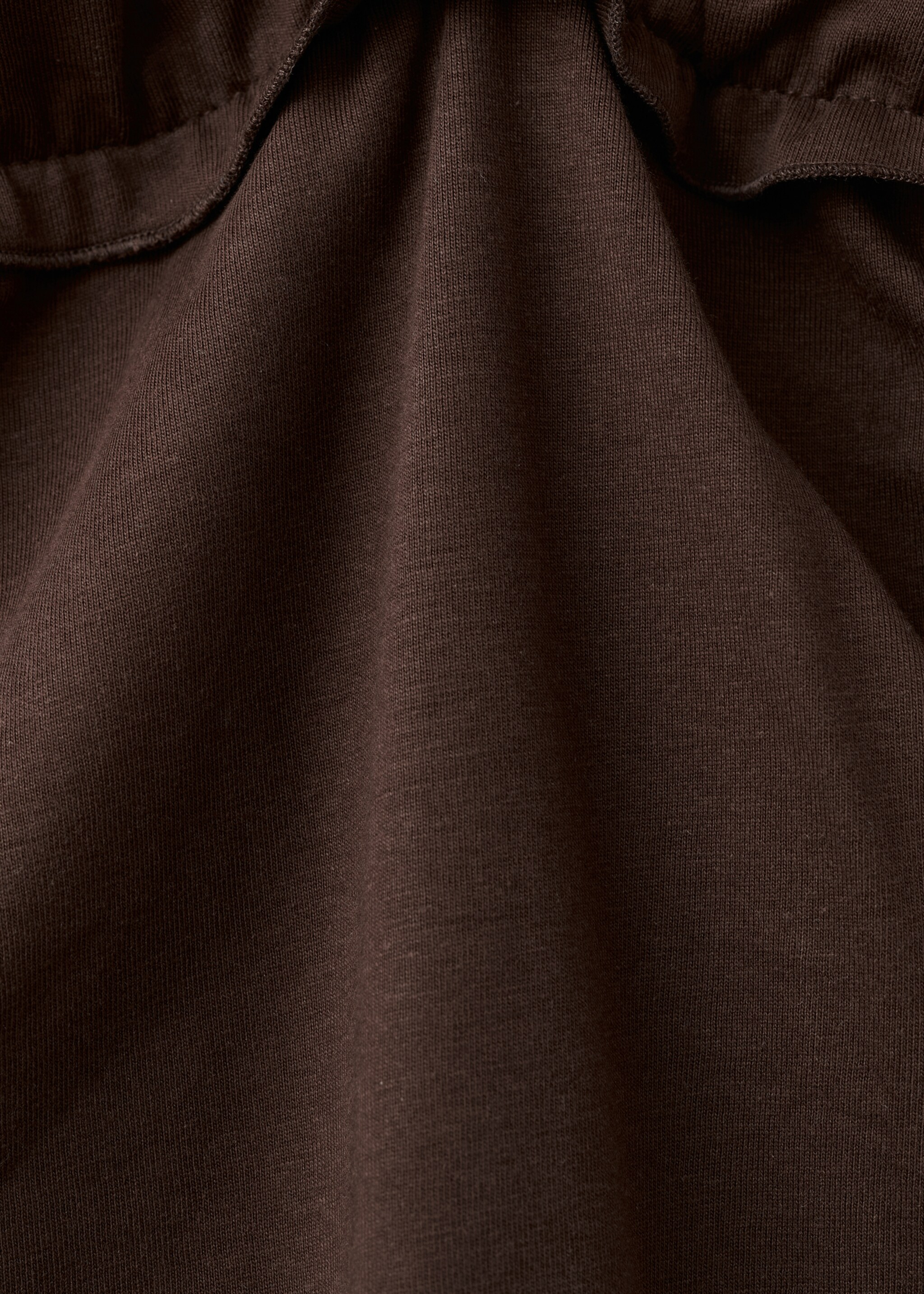 Top coton bretelles - Détail de l'article 0, Marron. Ref: 27056355-00.