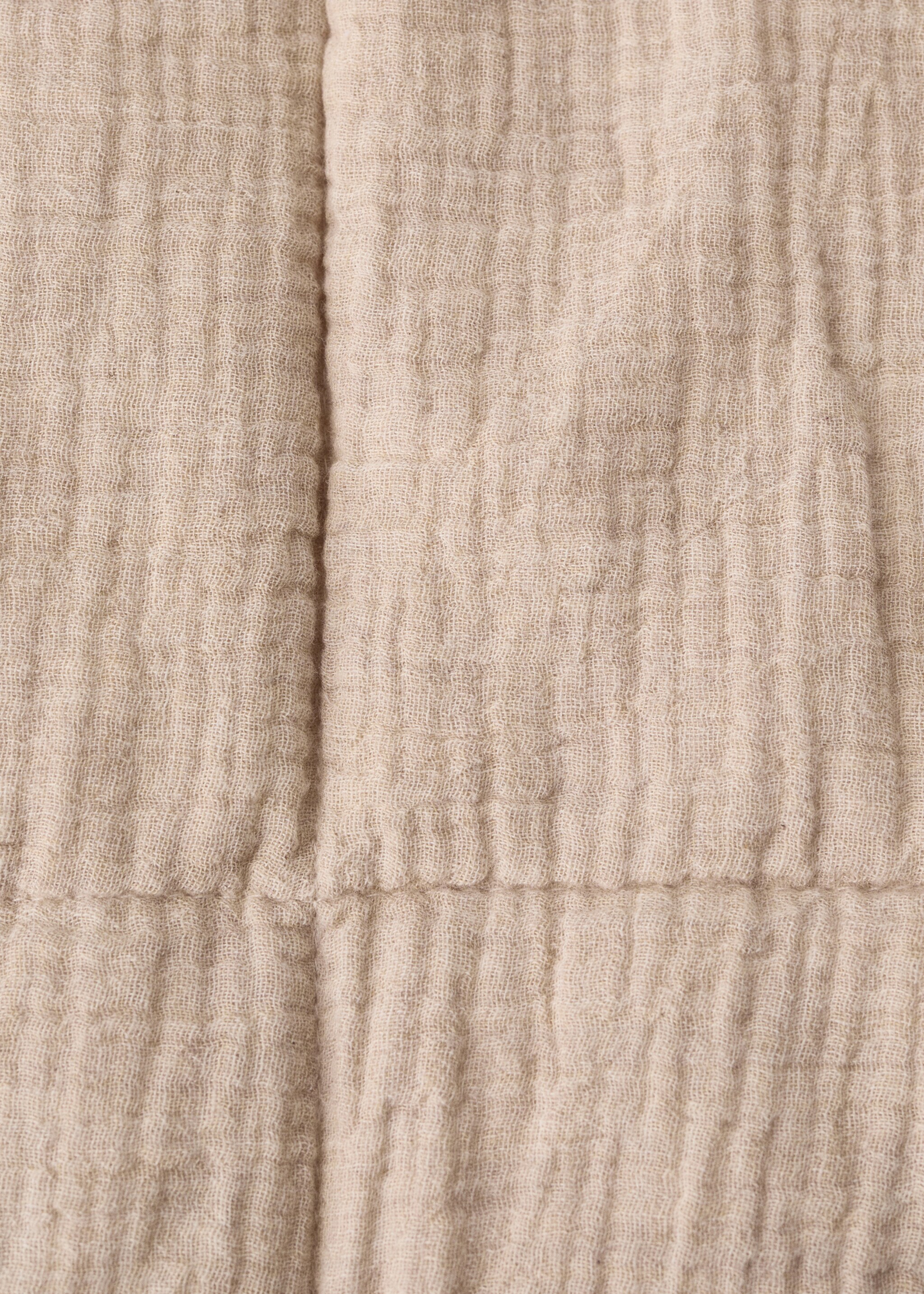 Baby changing mat in cotton gauze - Details of the article 4, Beige. Ref: 27056357-00.
