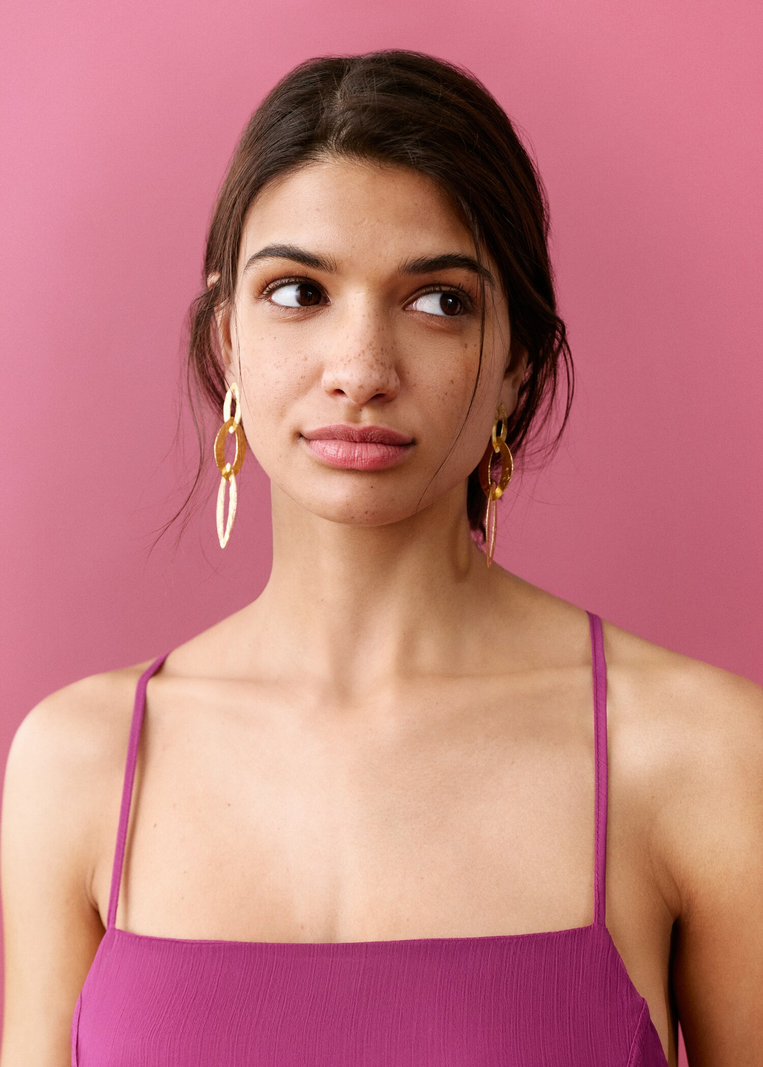 Cross-back flowing dress - Details of the article 1