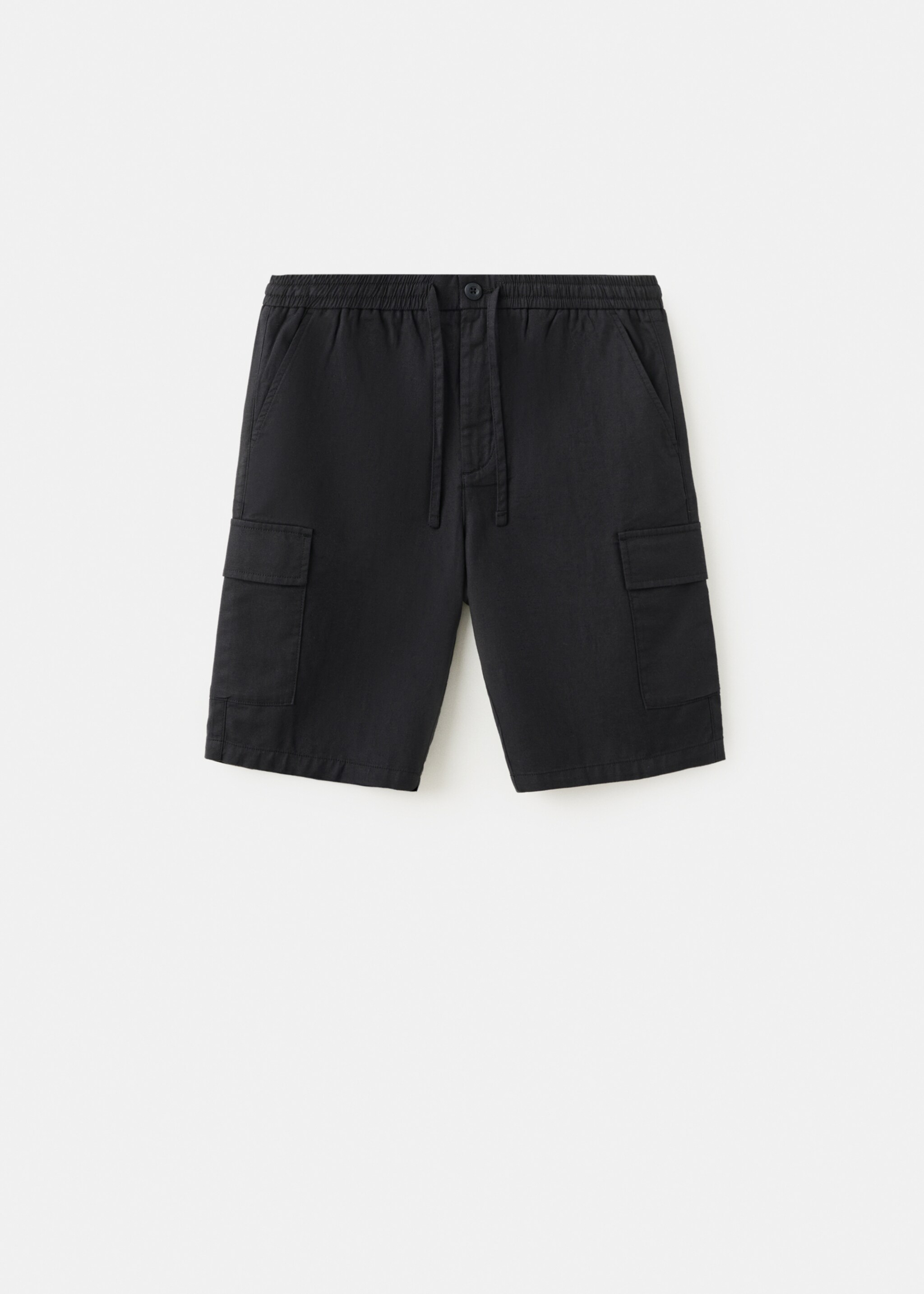 Cargo Bermuda shorts - Article without model, Black. Ref: 27056715-00.