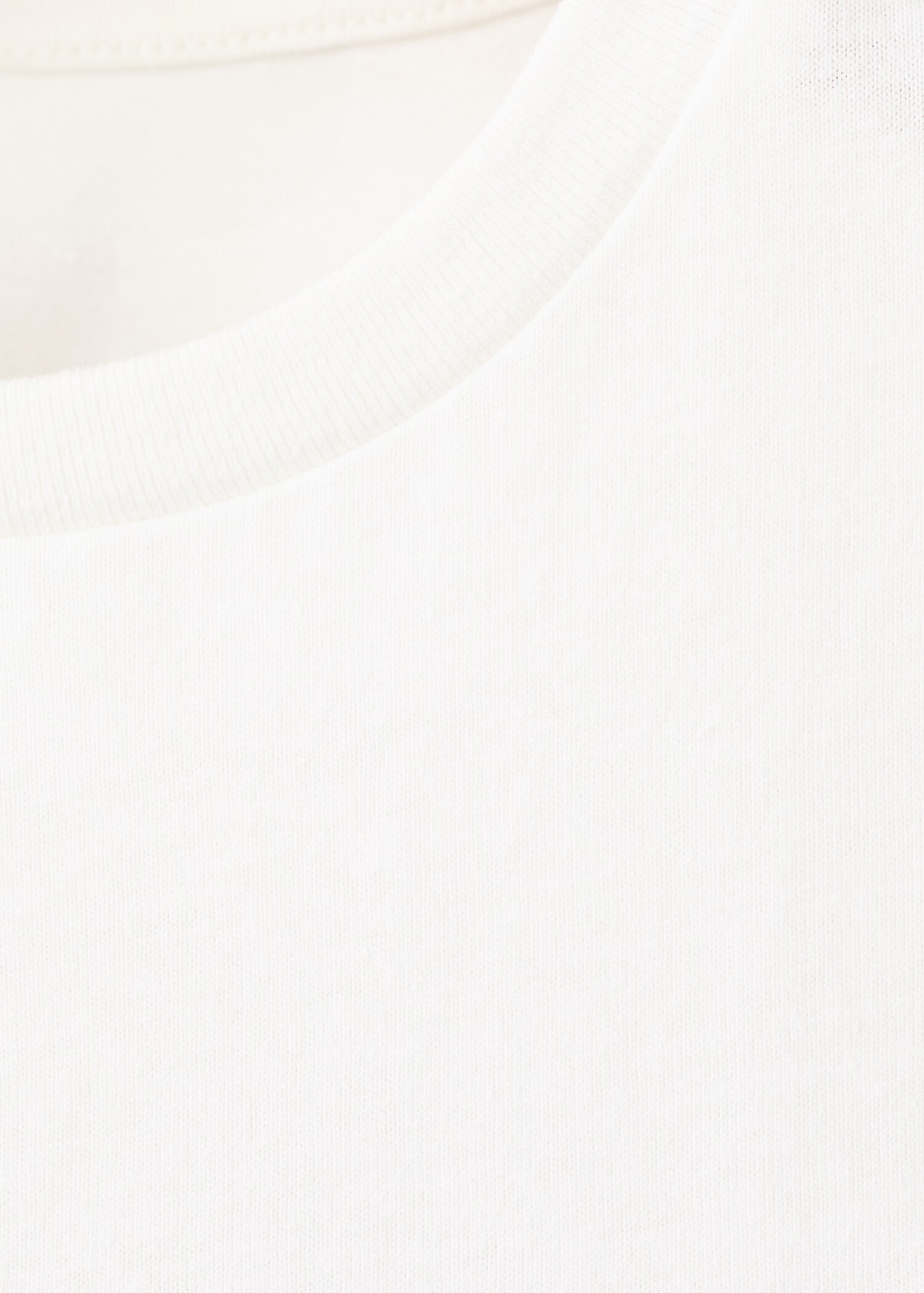 T-shirt coton broderie à fleur - Détail de l'article 0