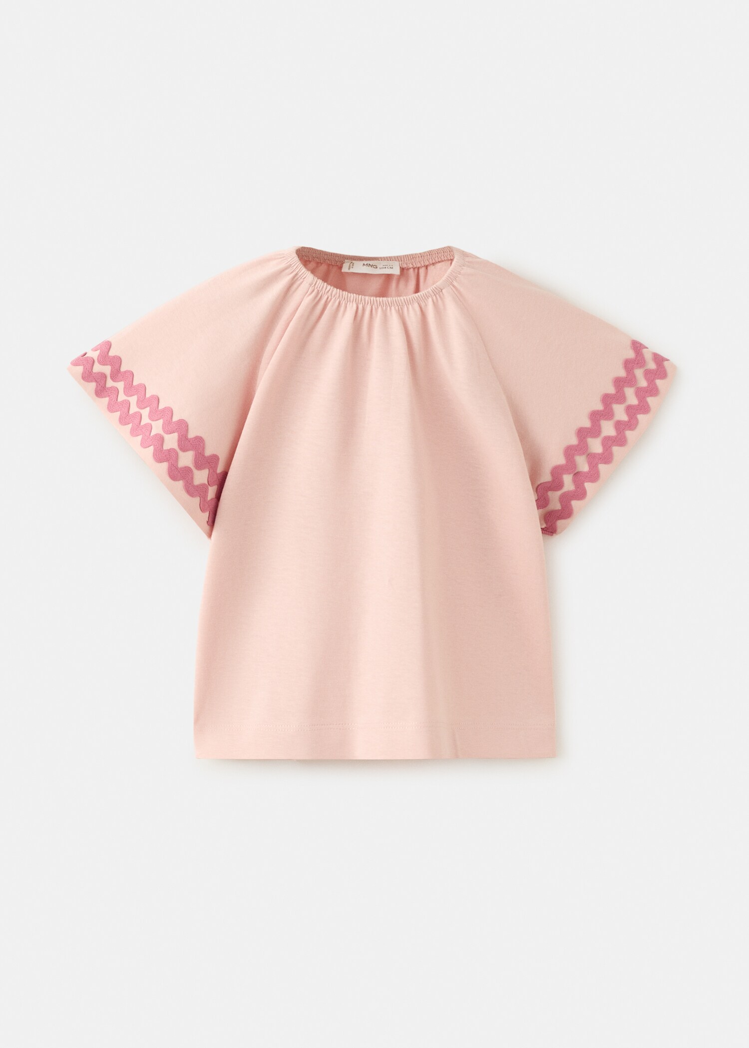 Cotton t-shirt with contrasting trim - Article without model