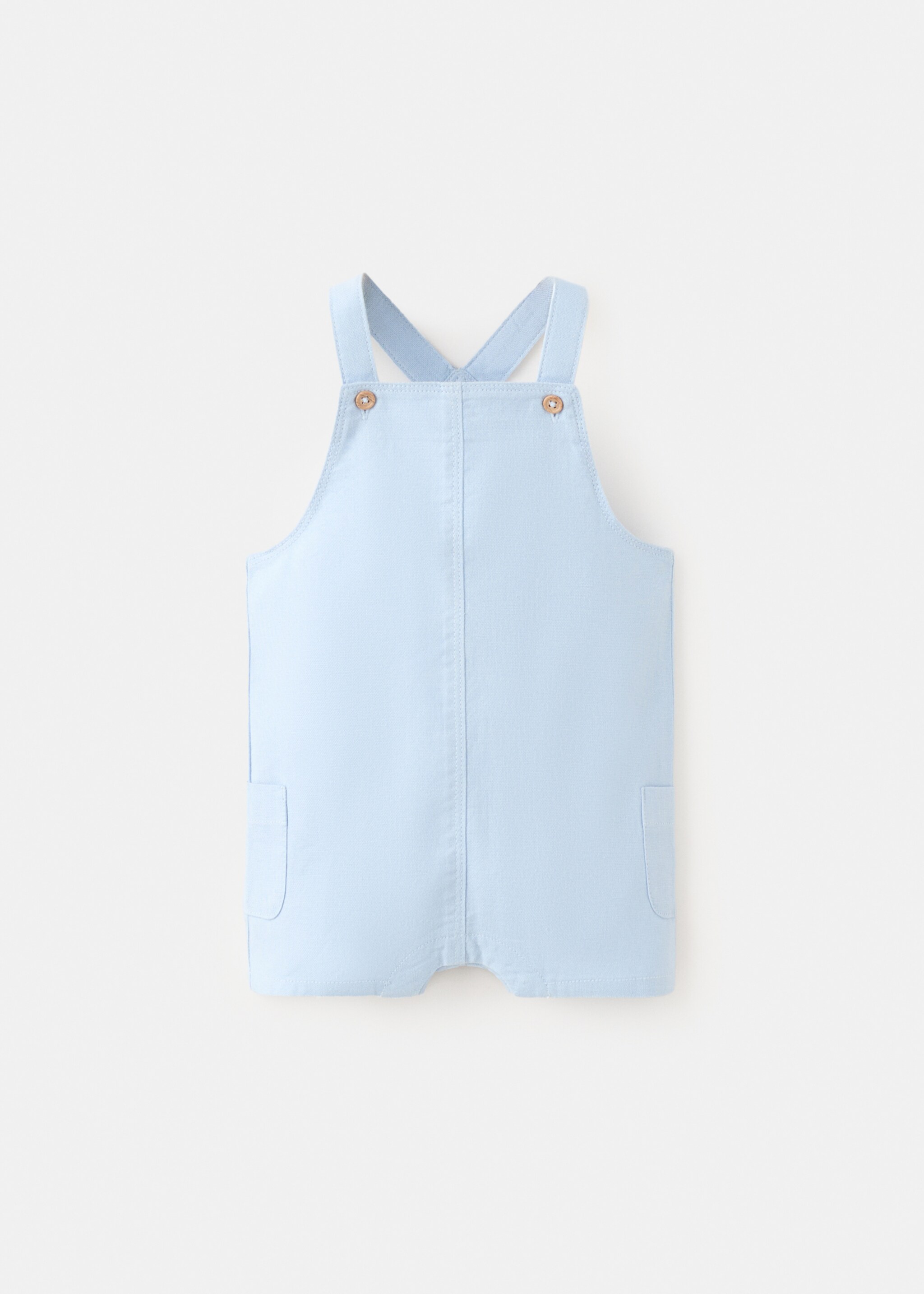 Short cotton dungarees - Article without model, Blue. Ref: 27056723-00.