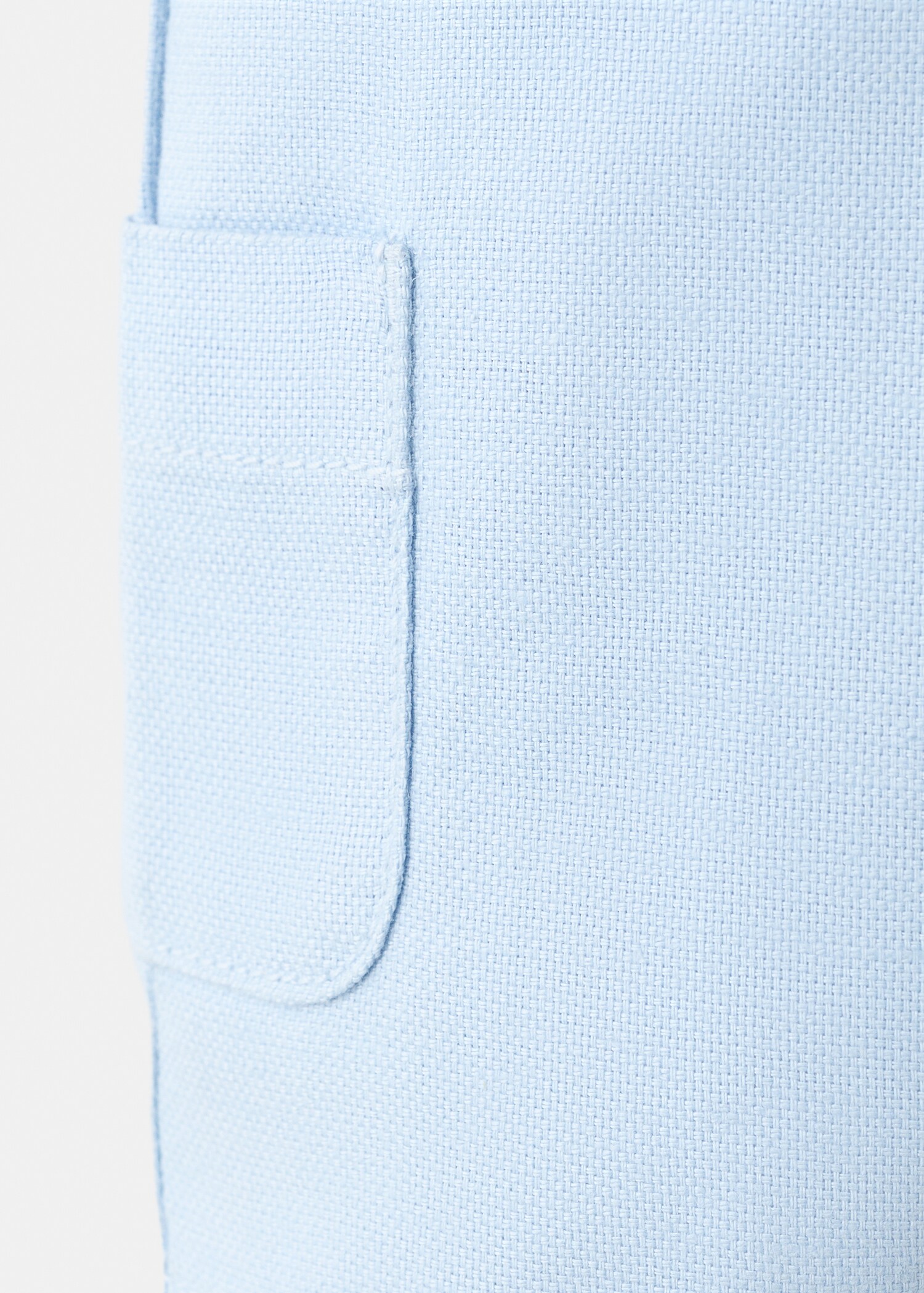 Short cotton dungarees - Details of the article 0