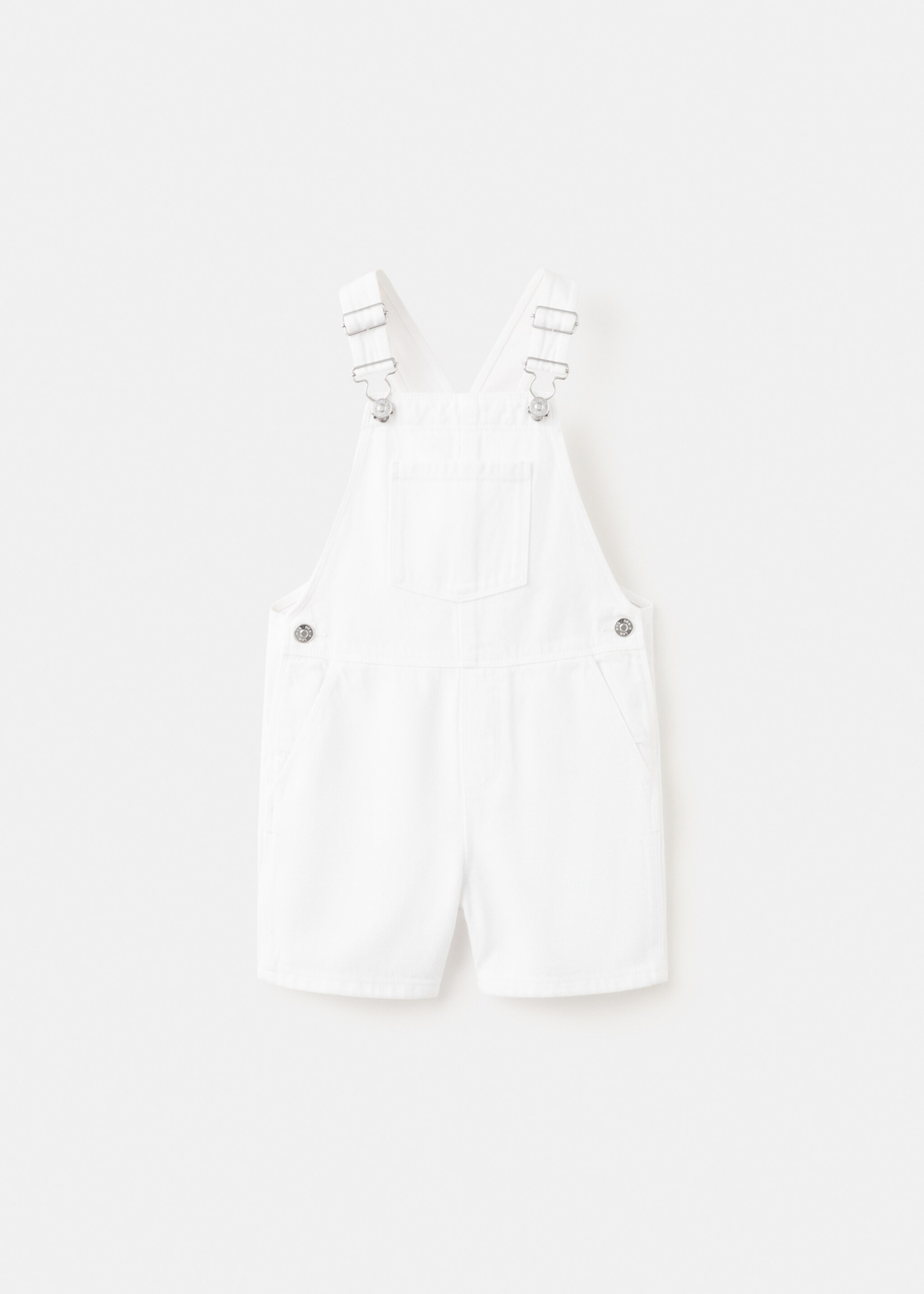 Pockets cotton dungarees - Article without model, White. Ref: 27056727-00.