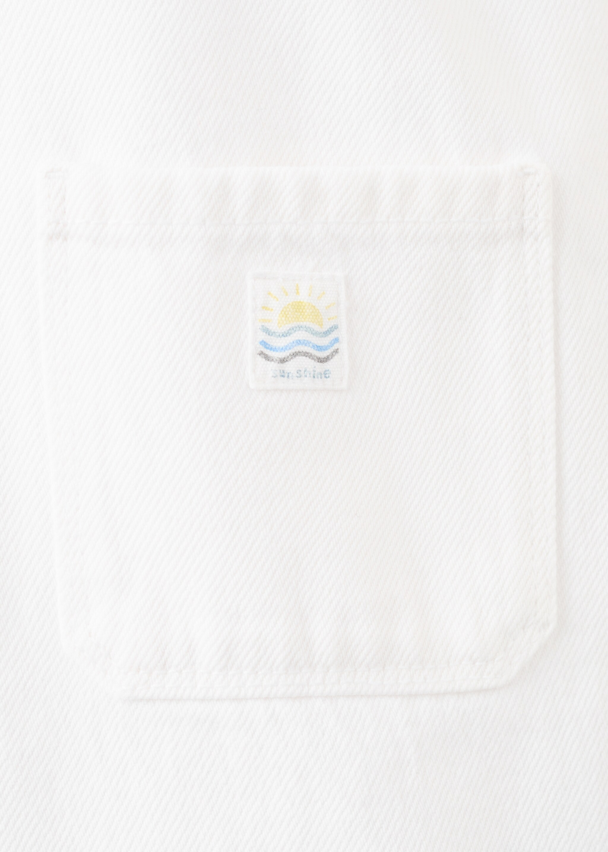 Pockets cotton dungarees - Details of the article 0, White. Ref: 27056727-00.