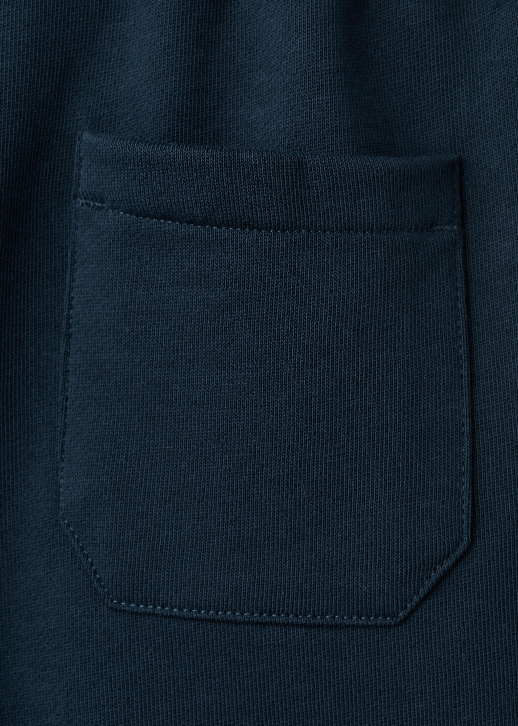 Cotton shorts with drawstring - Details of the article 0, Navy. Ref: 27056728-00.