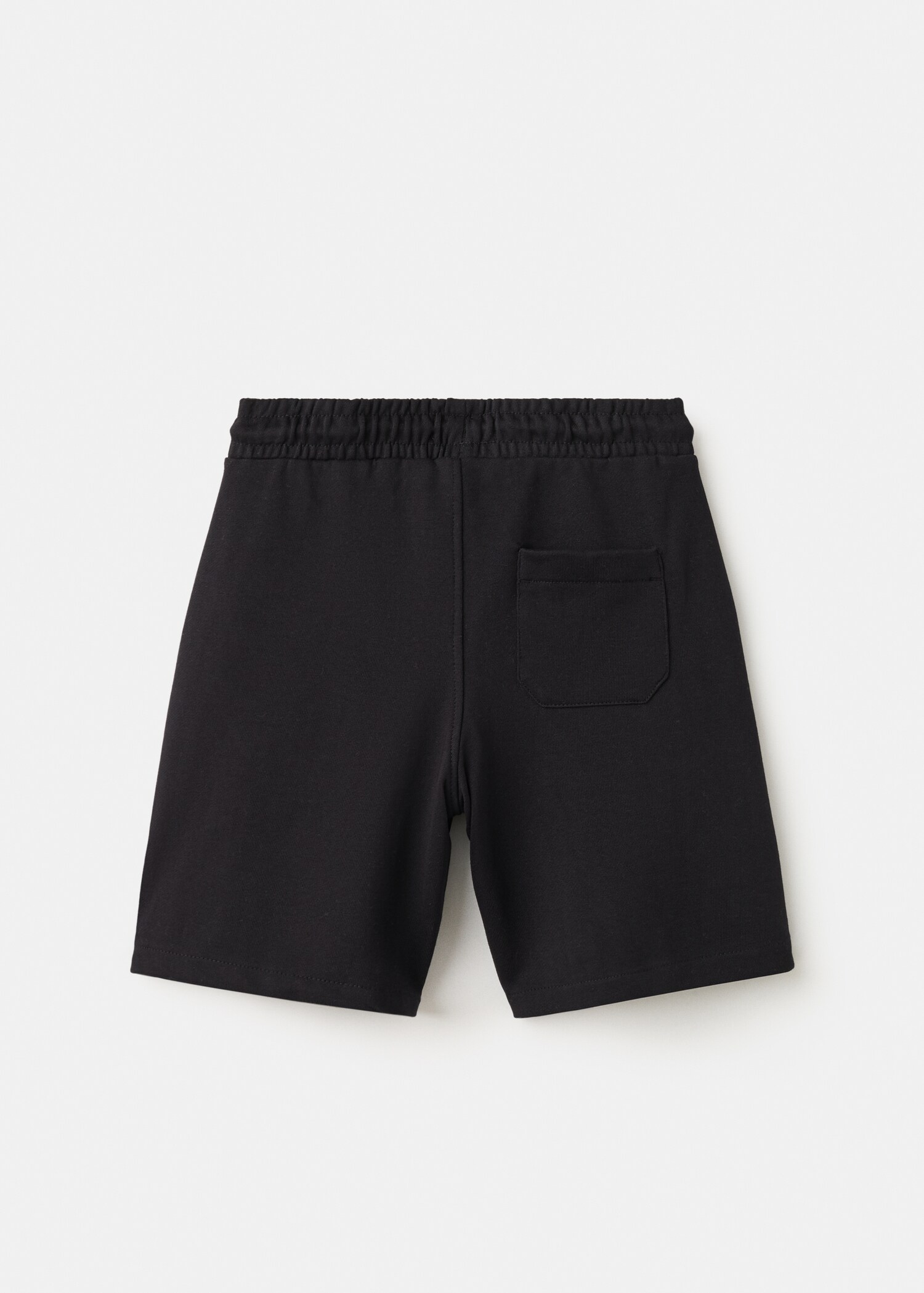 Cotton shorts with drawstring - Reverse of the article