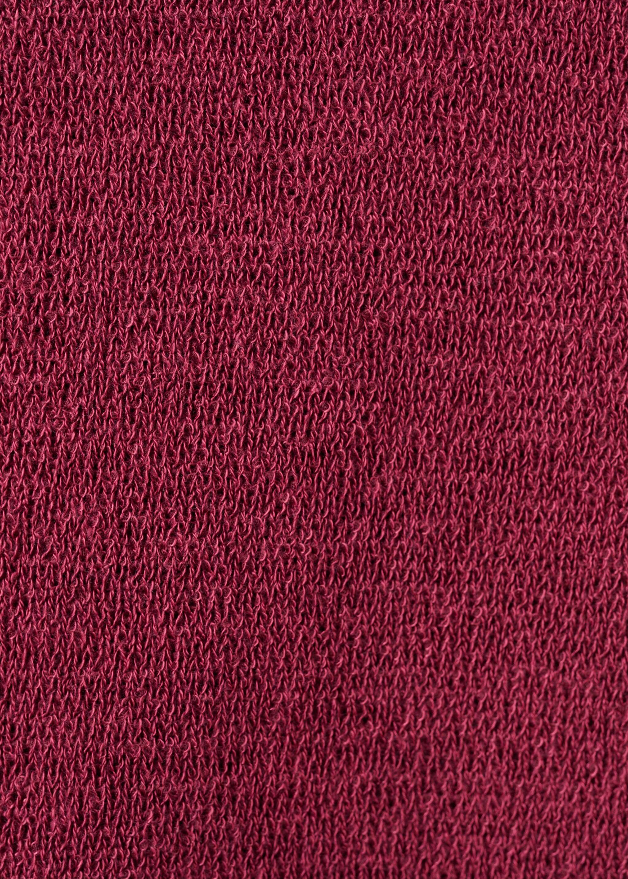 Knit strap top - Details of the article 0, Maroon. Ref: 27056729-00.