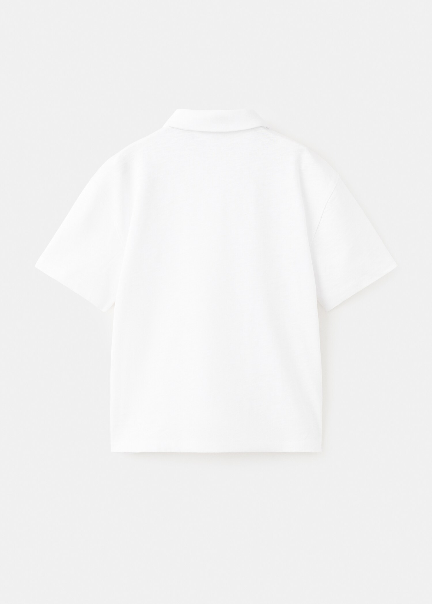 Cotton polo shirt - Reverse of the article