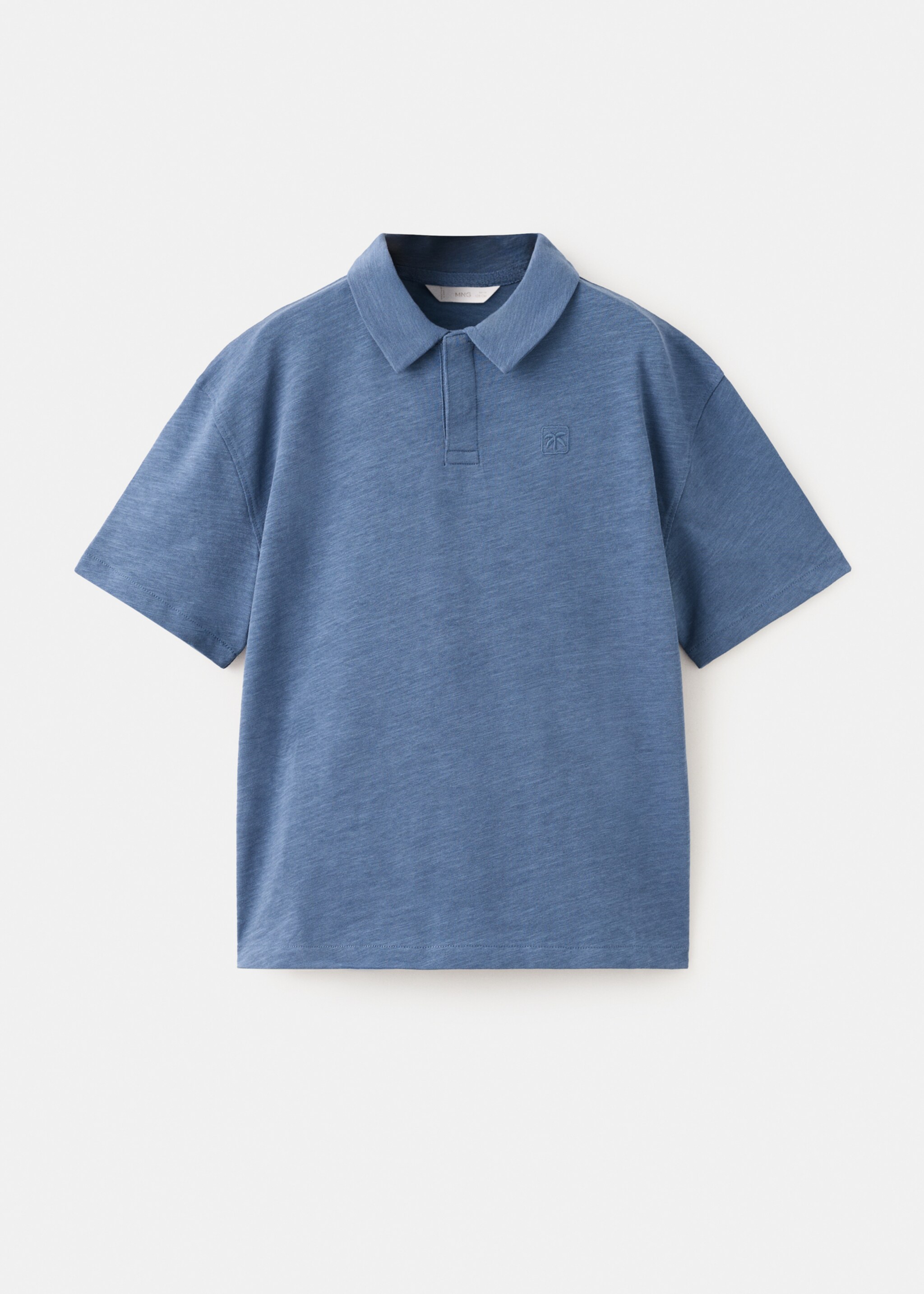 Cotton polo shirt - Article without model, Navy. Ref: 27056731-00.