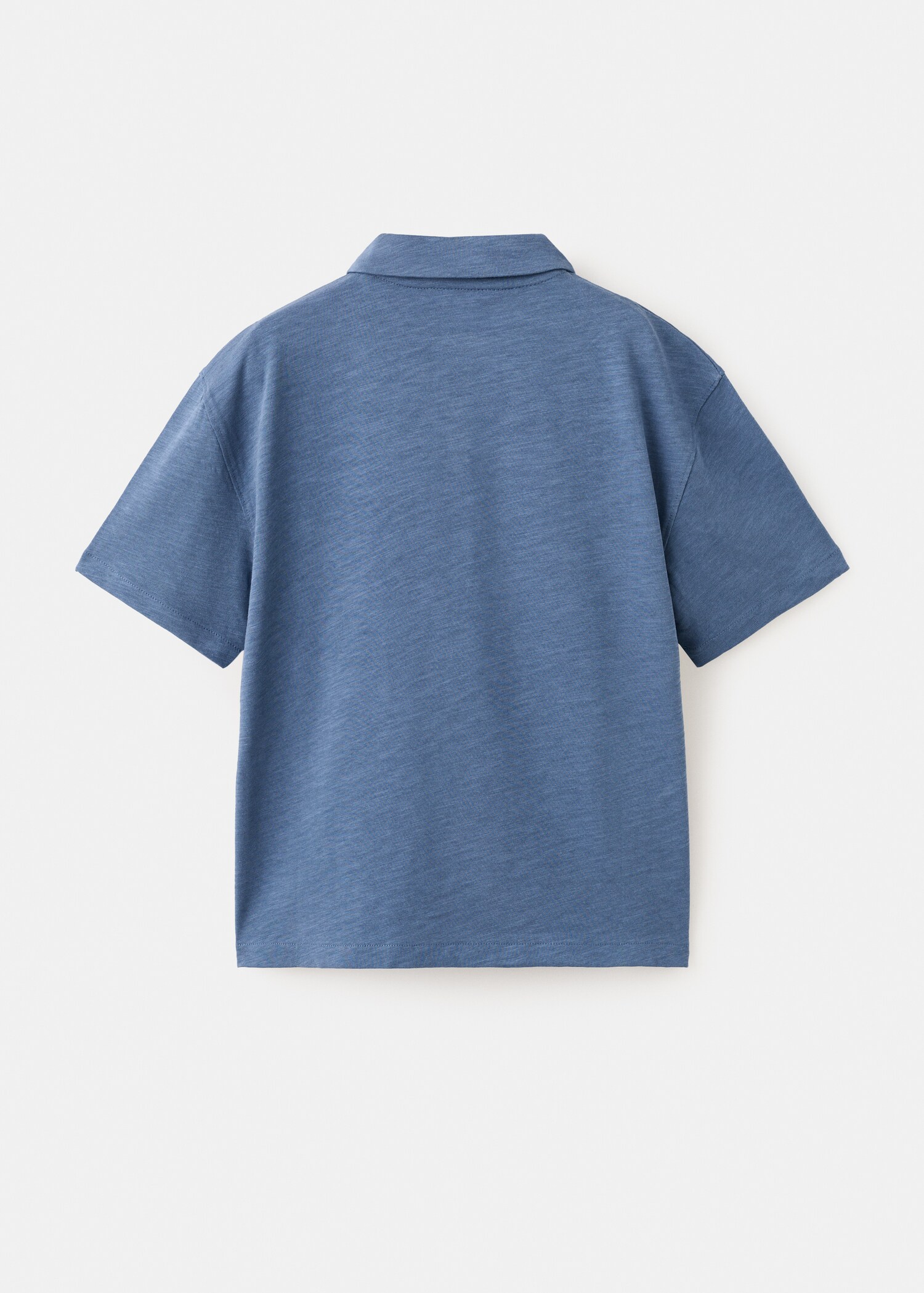 Cotton polo shirt - Reverse of the article