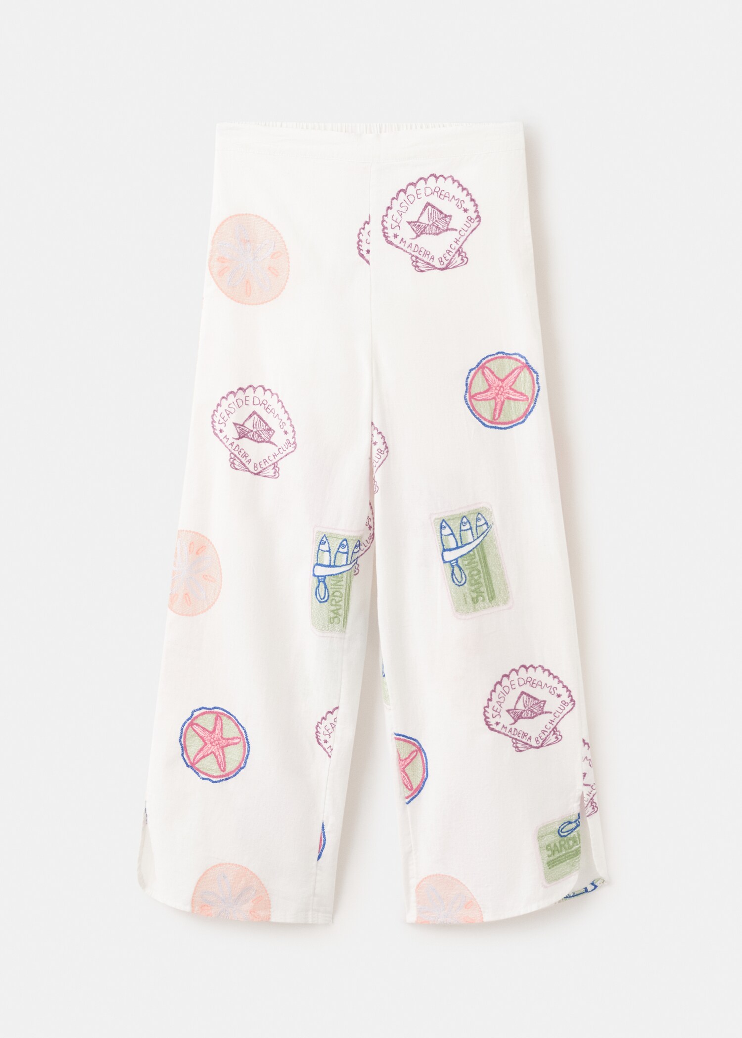 Long pants with embroidered details - Article without model