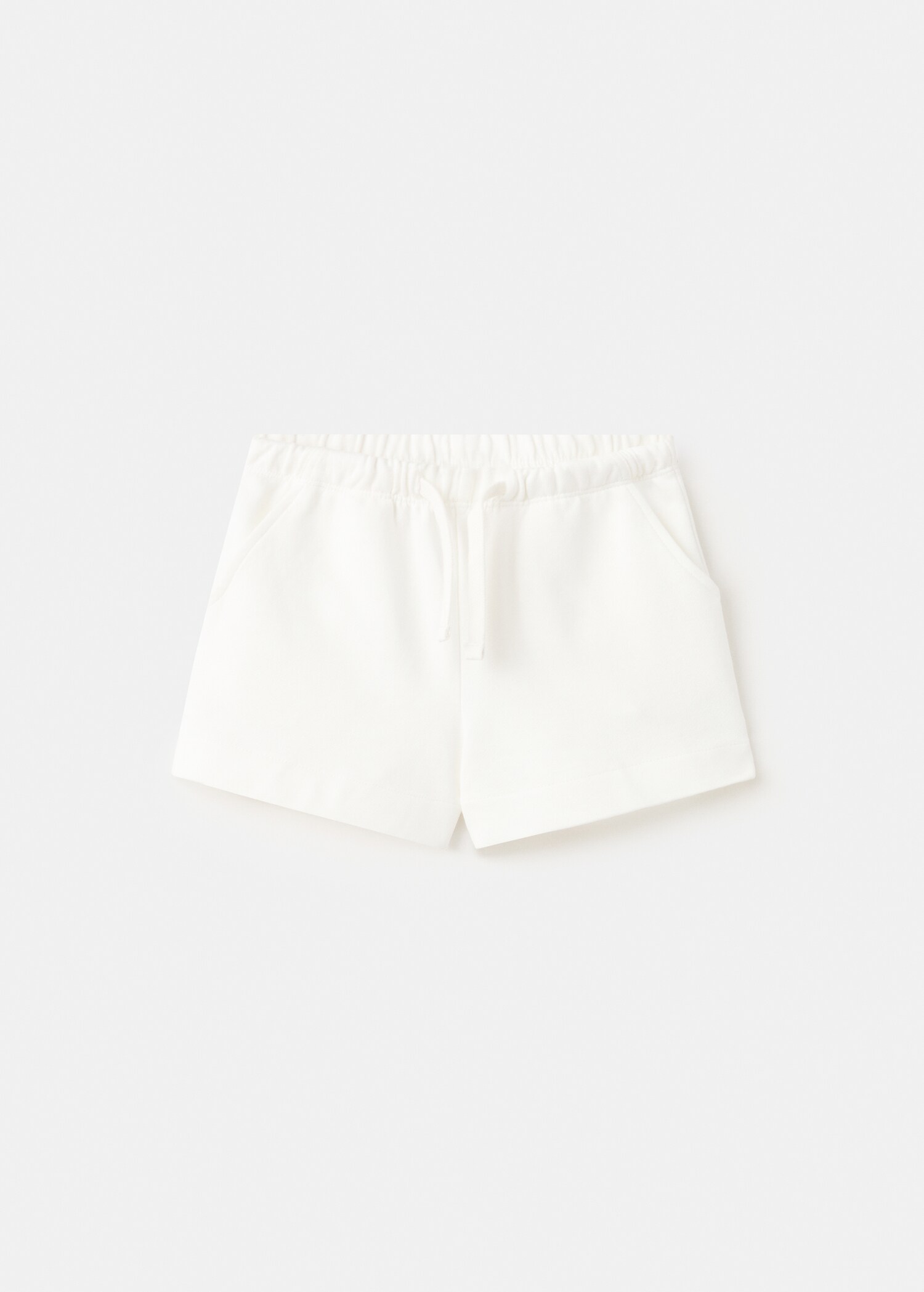 Cotton shorts with drawstring - Article without model