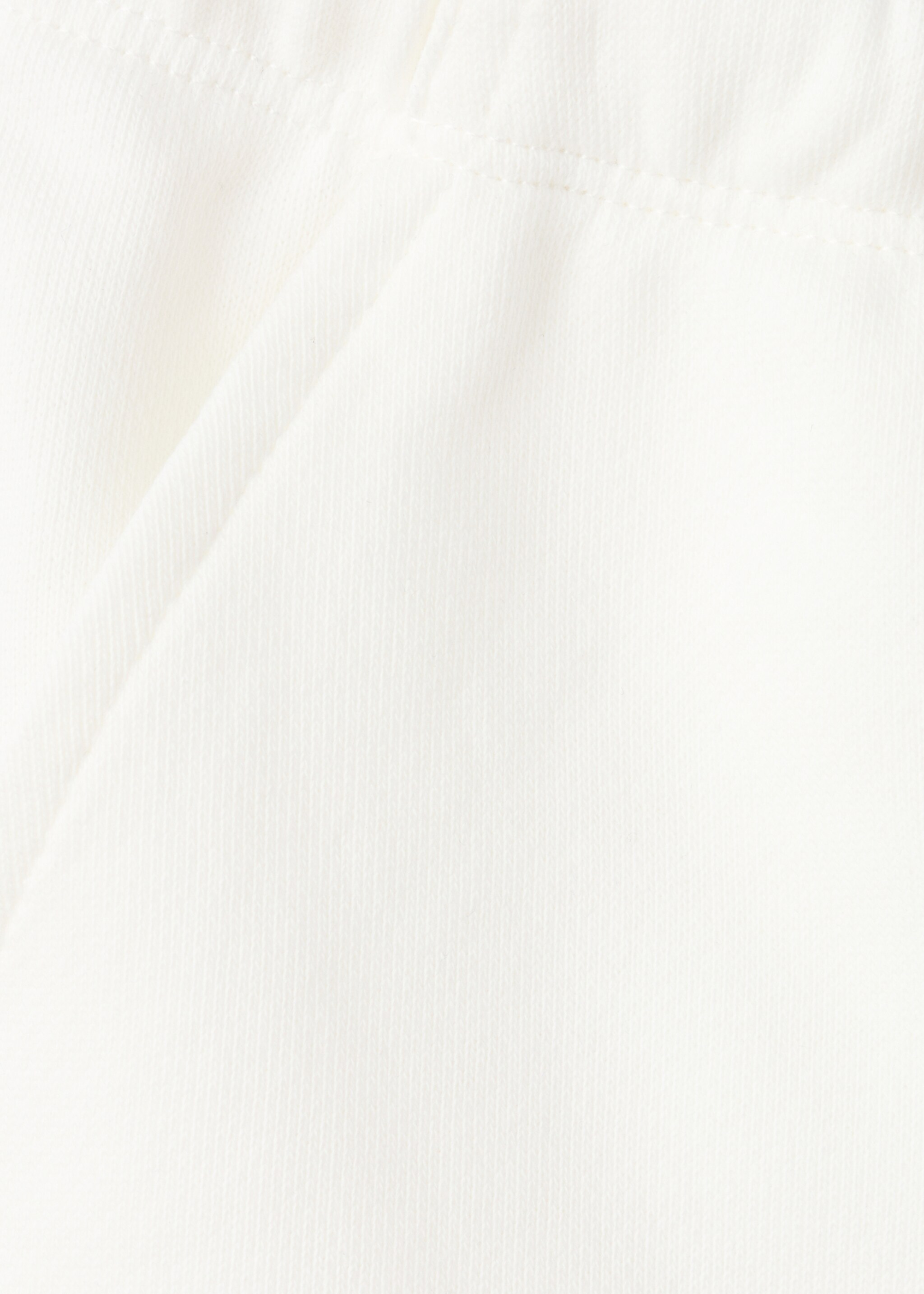 Cotton shorts with drawstring - Details of the article 0, Off White. Ref: 27056734-00.