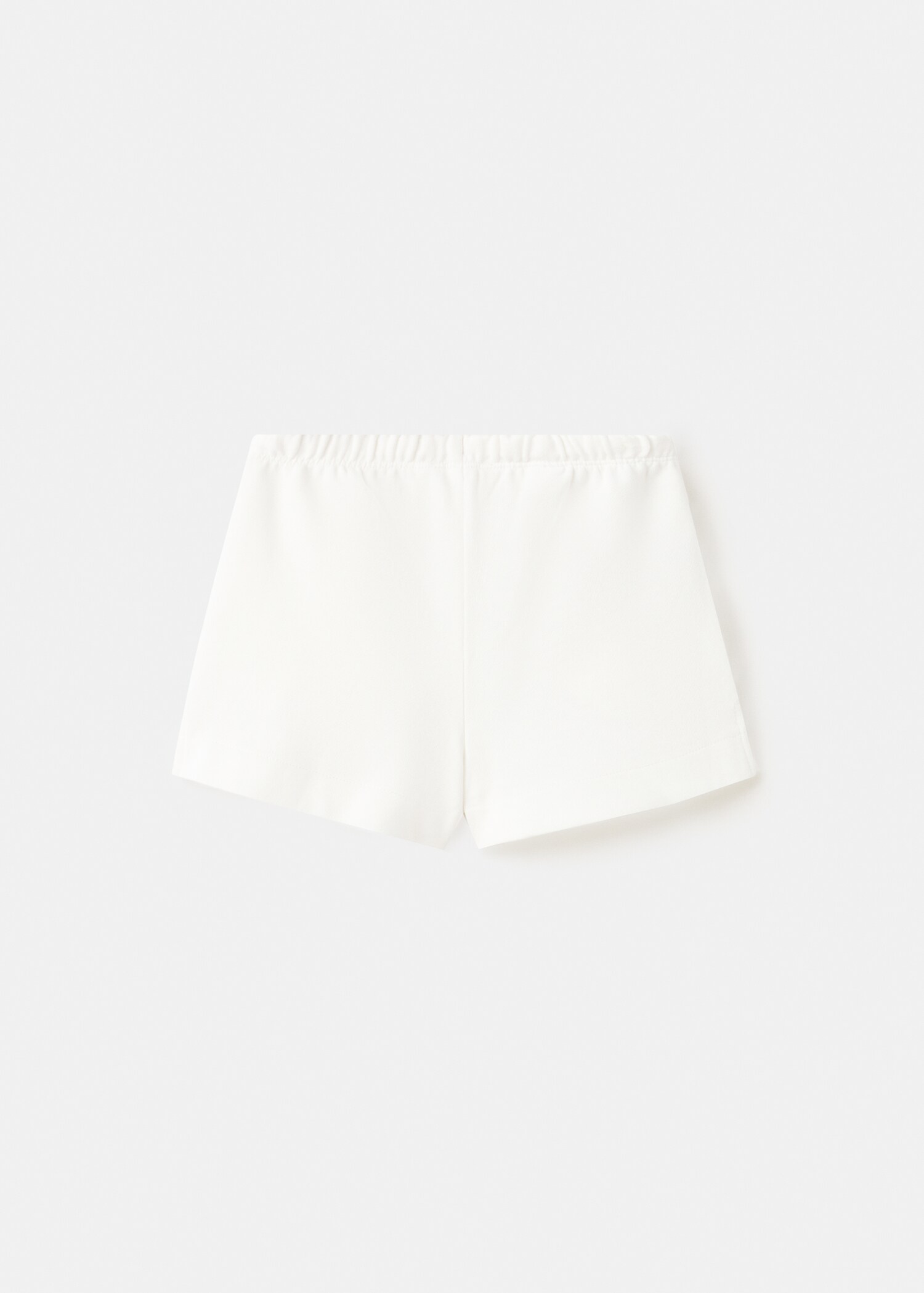 Cotton shorts with drawstring - Reverse of the article