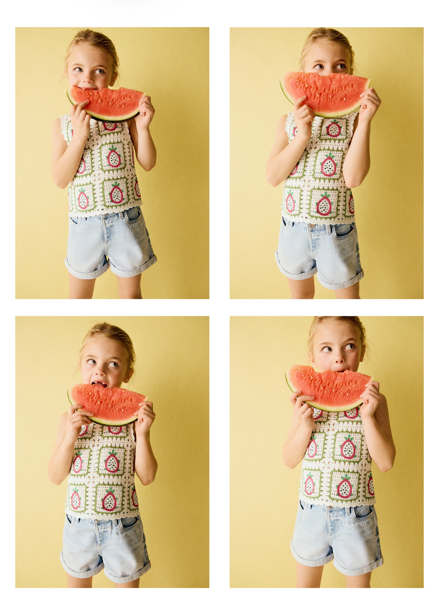 Short en jean à revers - Détail de l'article 2