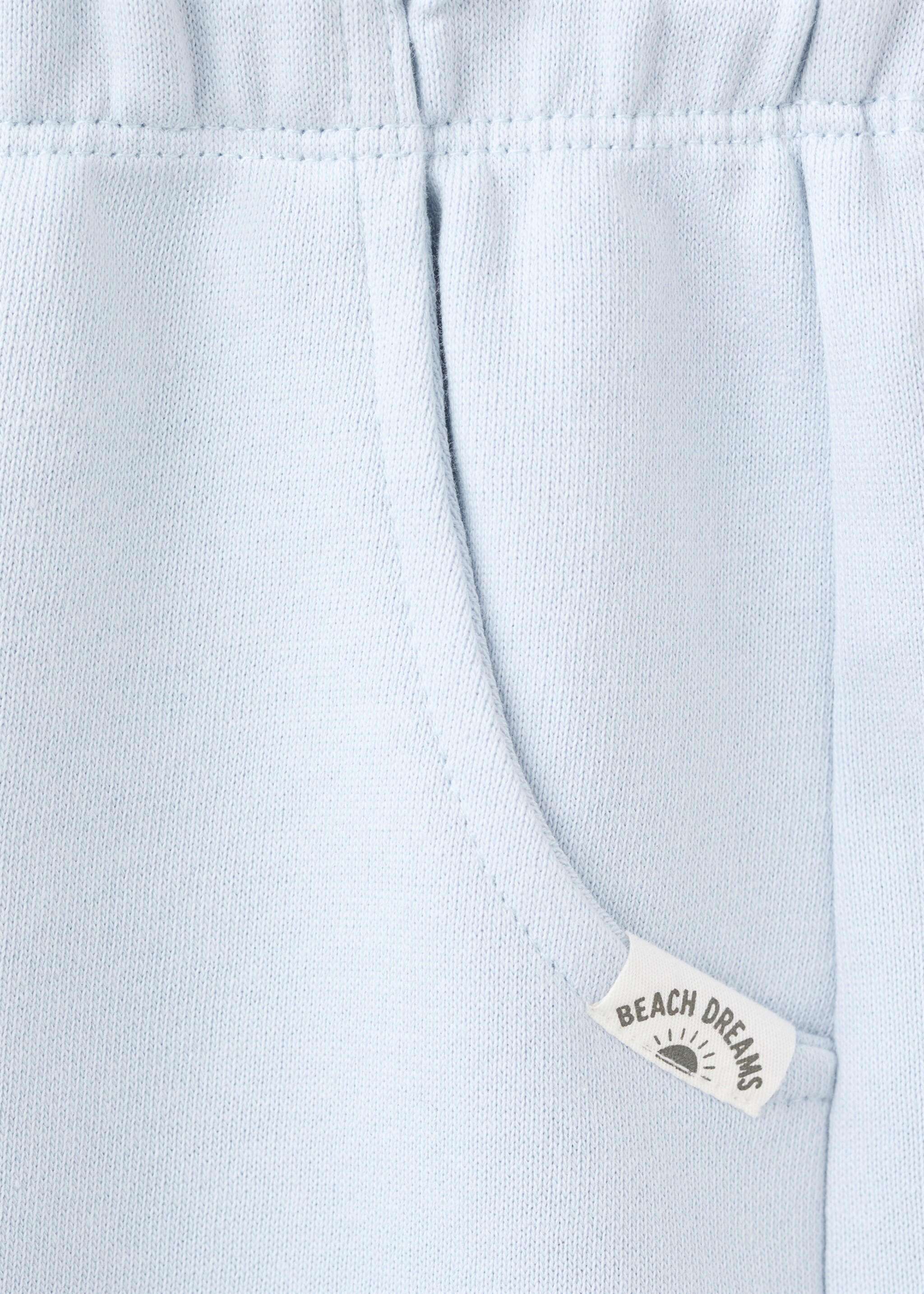 Baumwollshorts mit Taschen - Detail des Artikels 0, Himmelblau. Ref: 27056738-00.