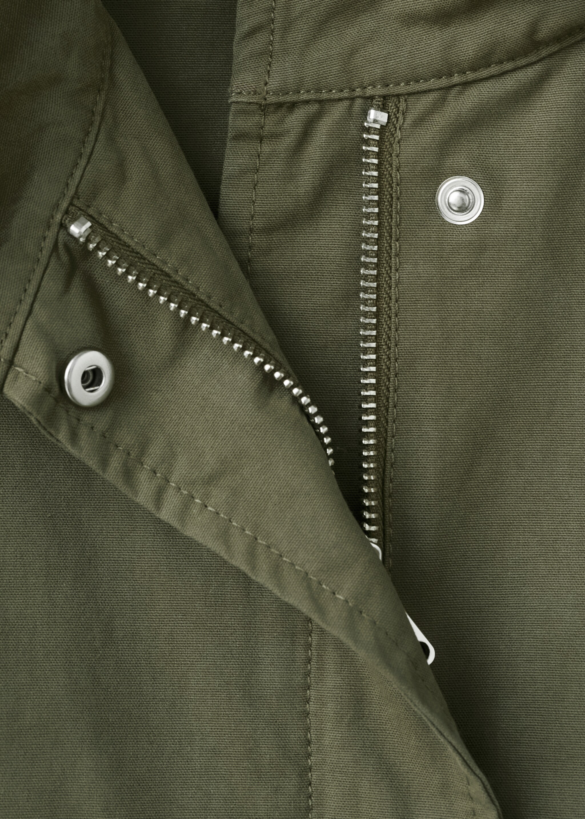 Jacket aventura - Details of the article 8, Khaki. Ref: 27056740-00.