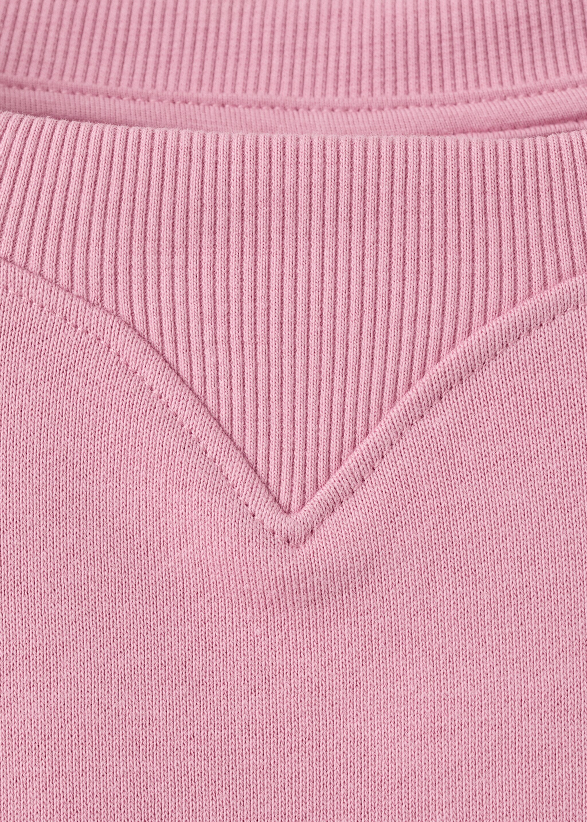 Cotton sweatshirt with text print - Details of the article 8, Pink. Ref: 27056741-00.