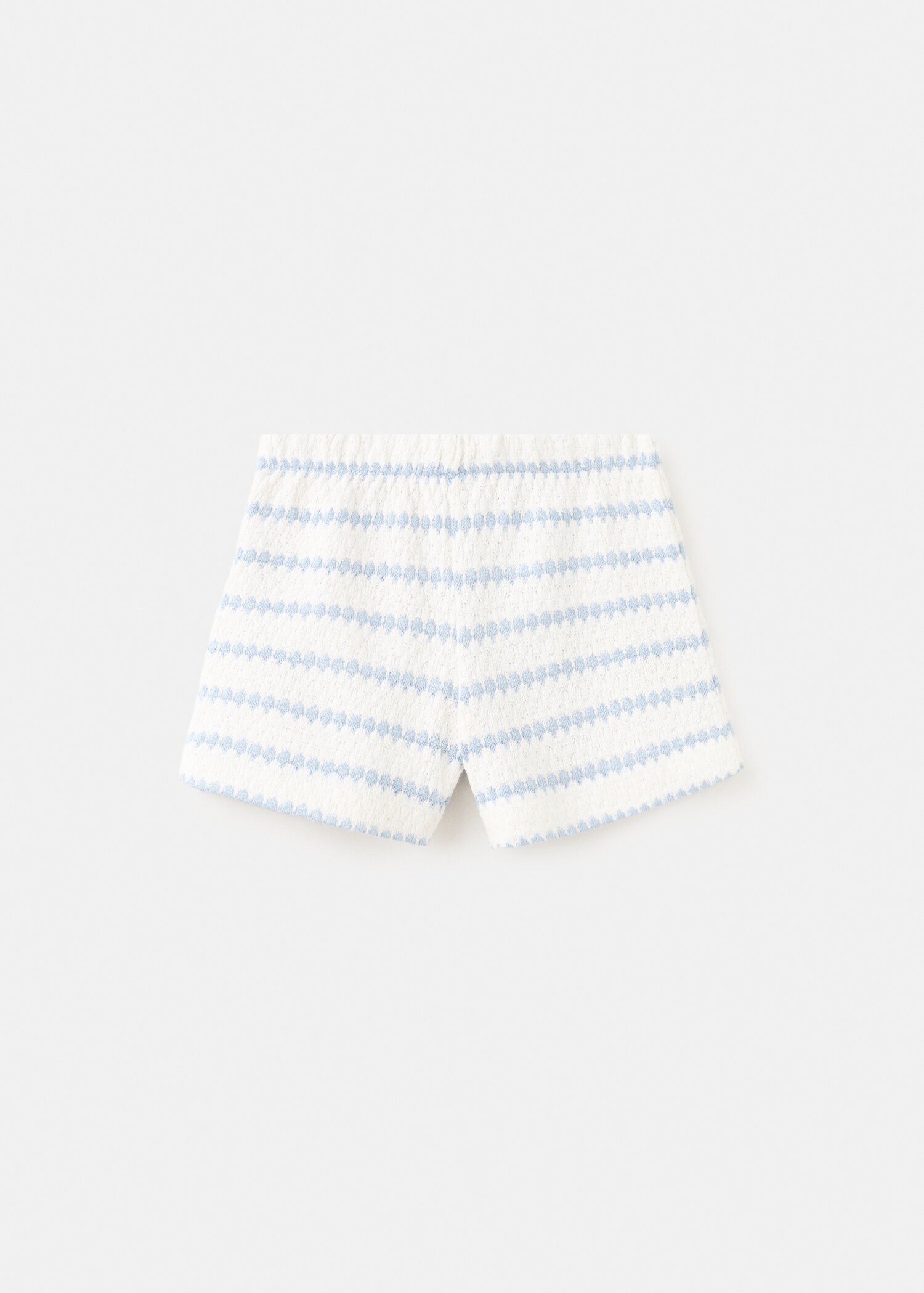 Bicolour cotton shorts - Article without model