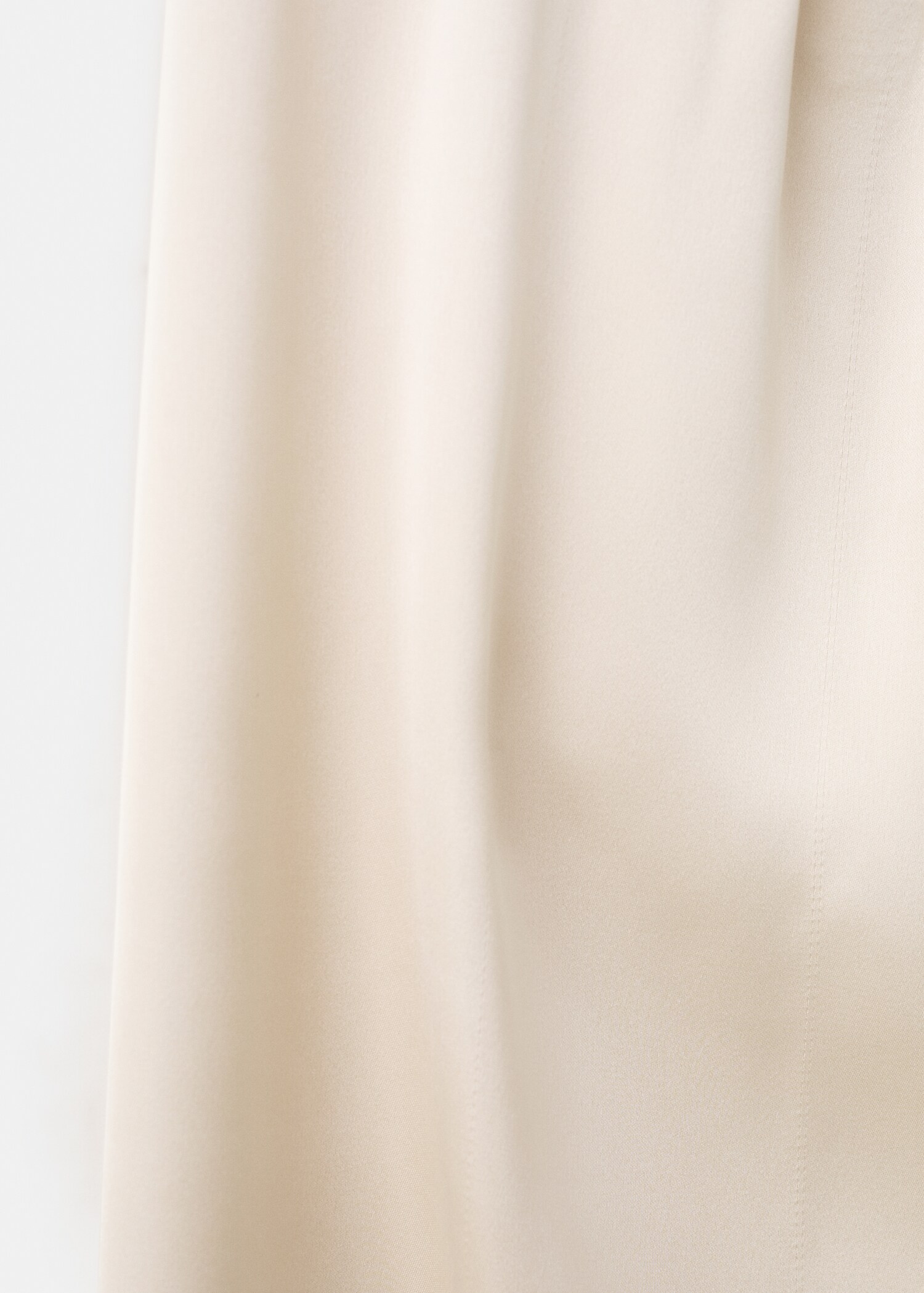 Satin straight-fit trousers - Details of the article 0