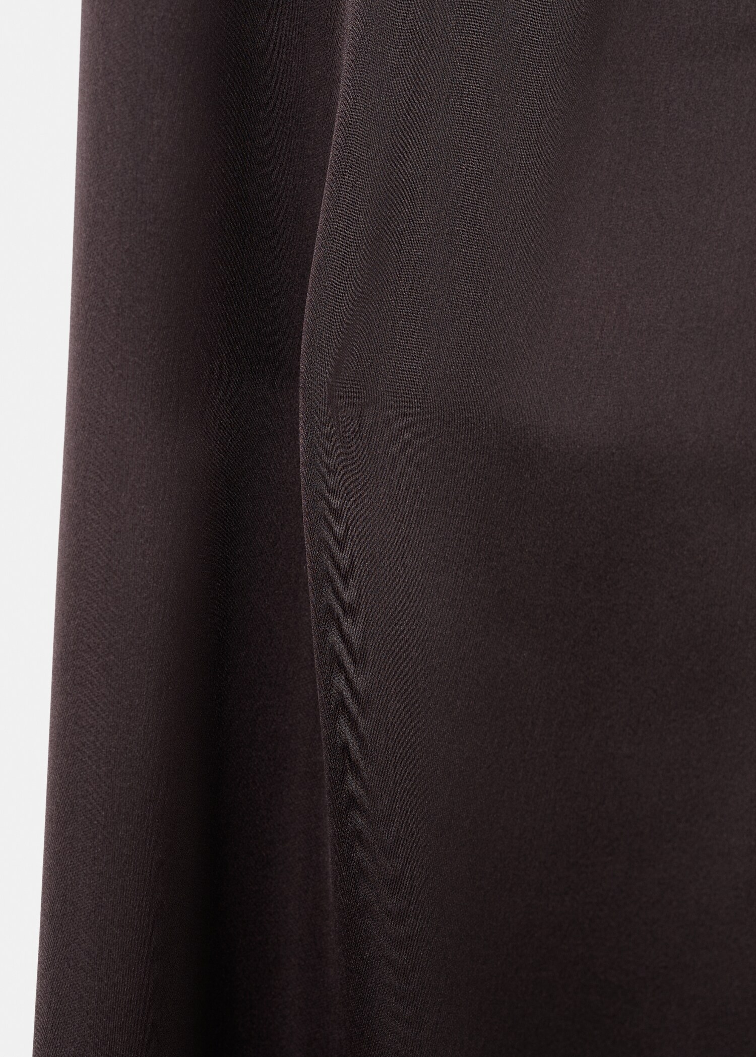 Satin straight-fit trousers - Details of the article 0